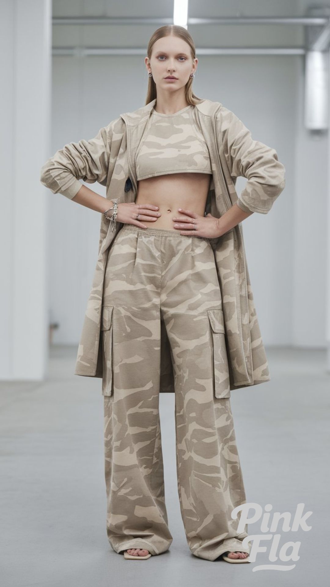 Monochromatic Neutral Camo with Modern Edge - Camo Pants Outfits