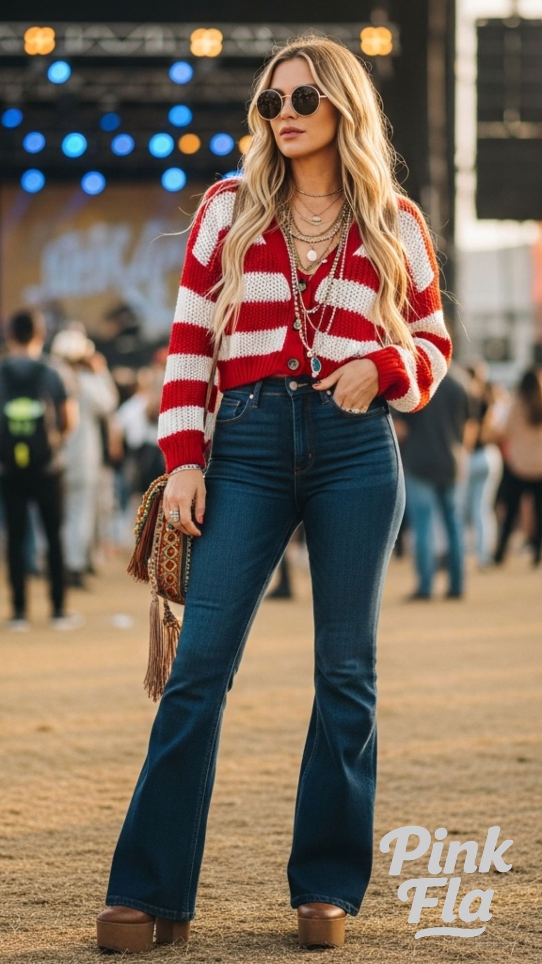 Retro Denim Diva - Fourth of July Outfits