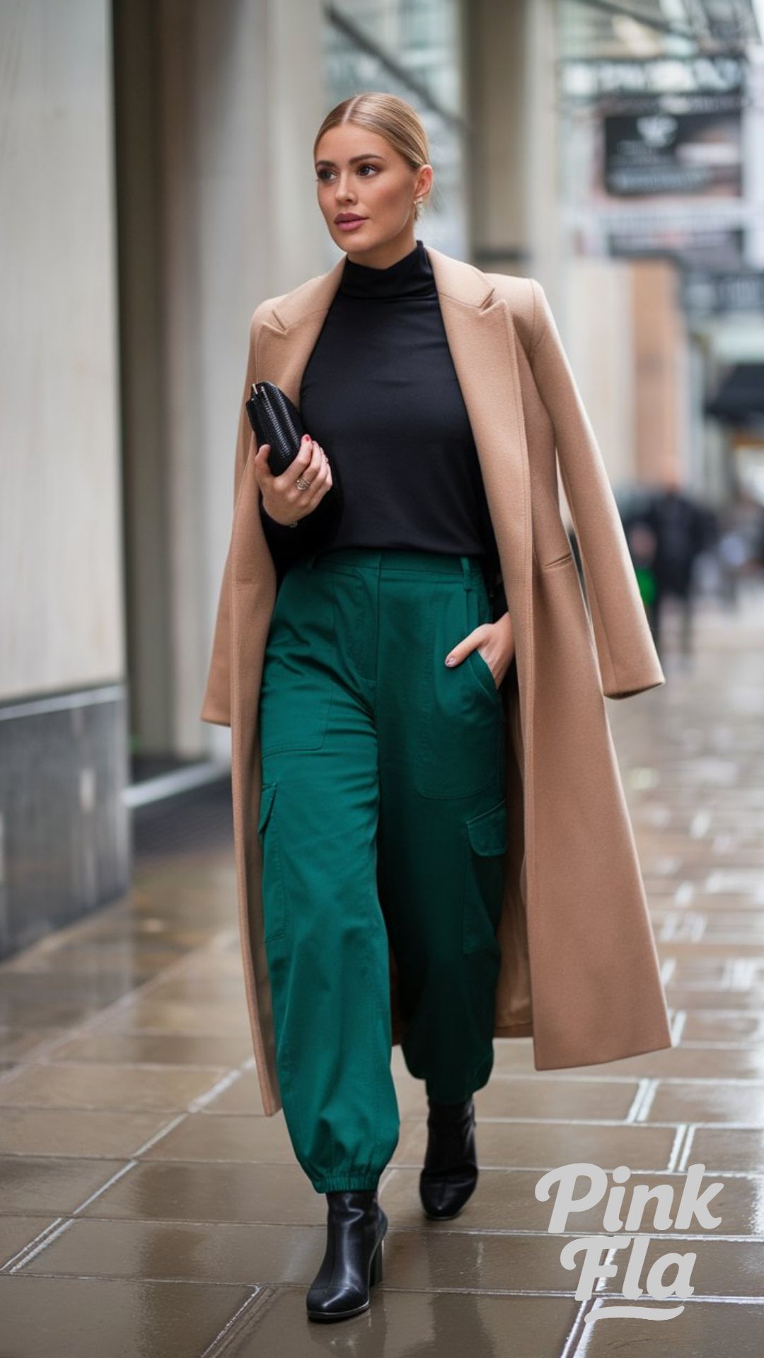 Sophisticated Street Style with Green Cargo Pants - Outfits with Green Cargo Pants