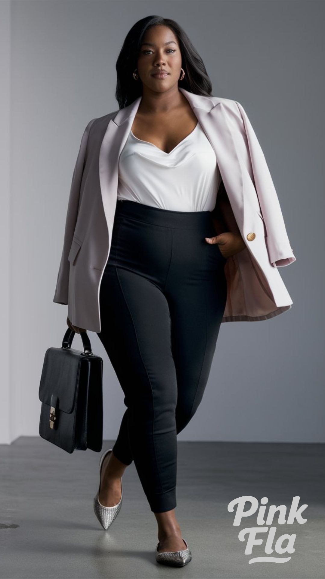 Sophisticated in Pastels - Plus Size Summer Business Casual Outfits
