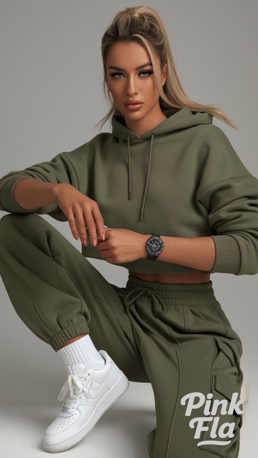 Sporty and Relaxed Look - Outfits with Green Cargo Pants