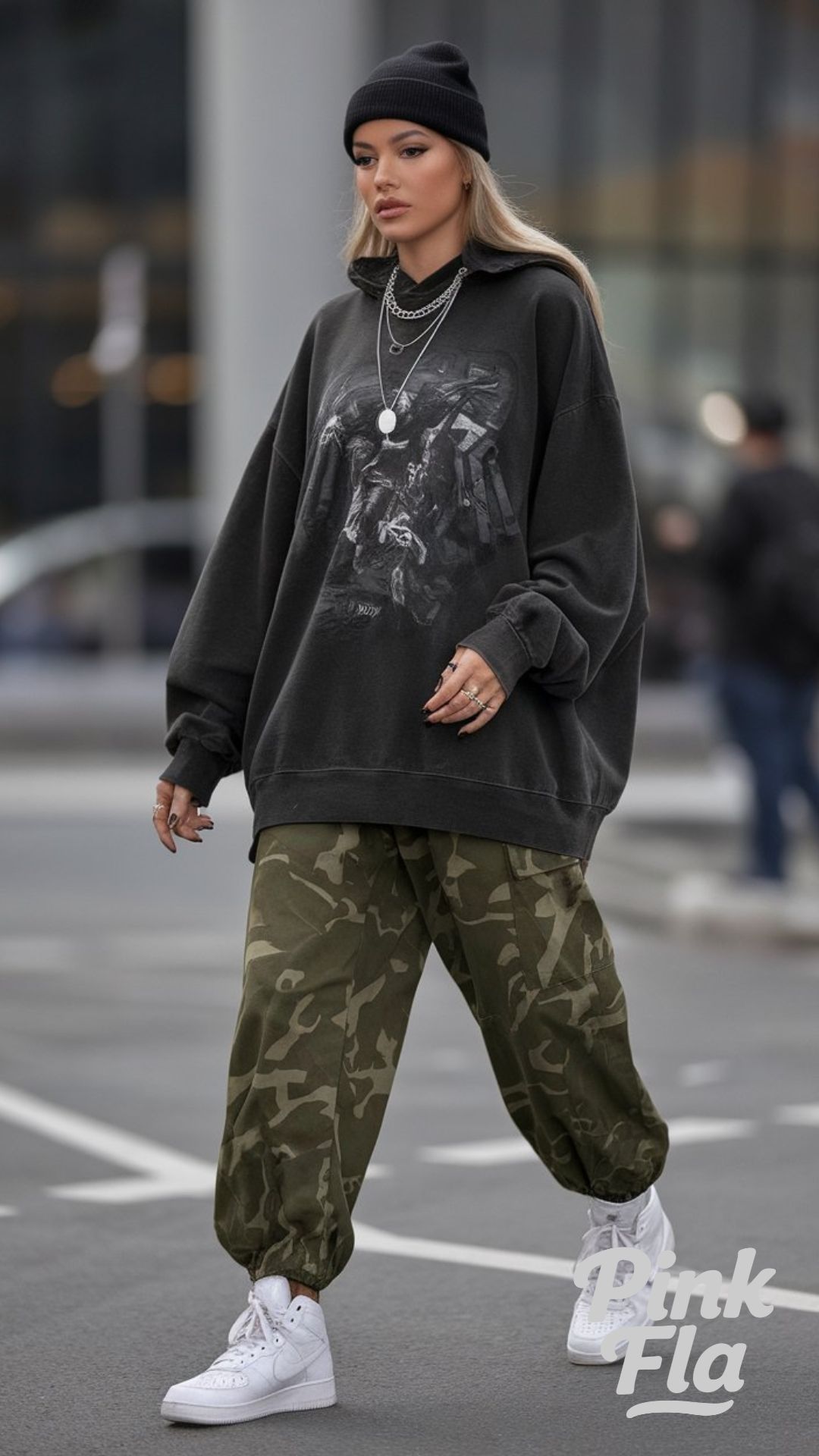 Streetwear Vibes with Camo Joggers - Camo Pants Outfits