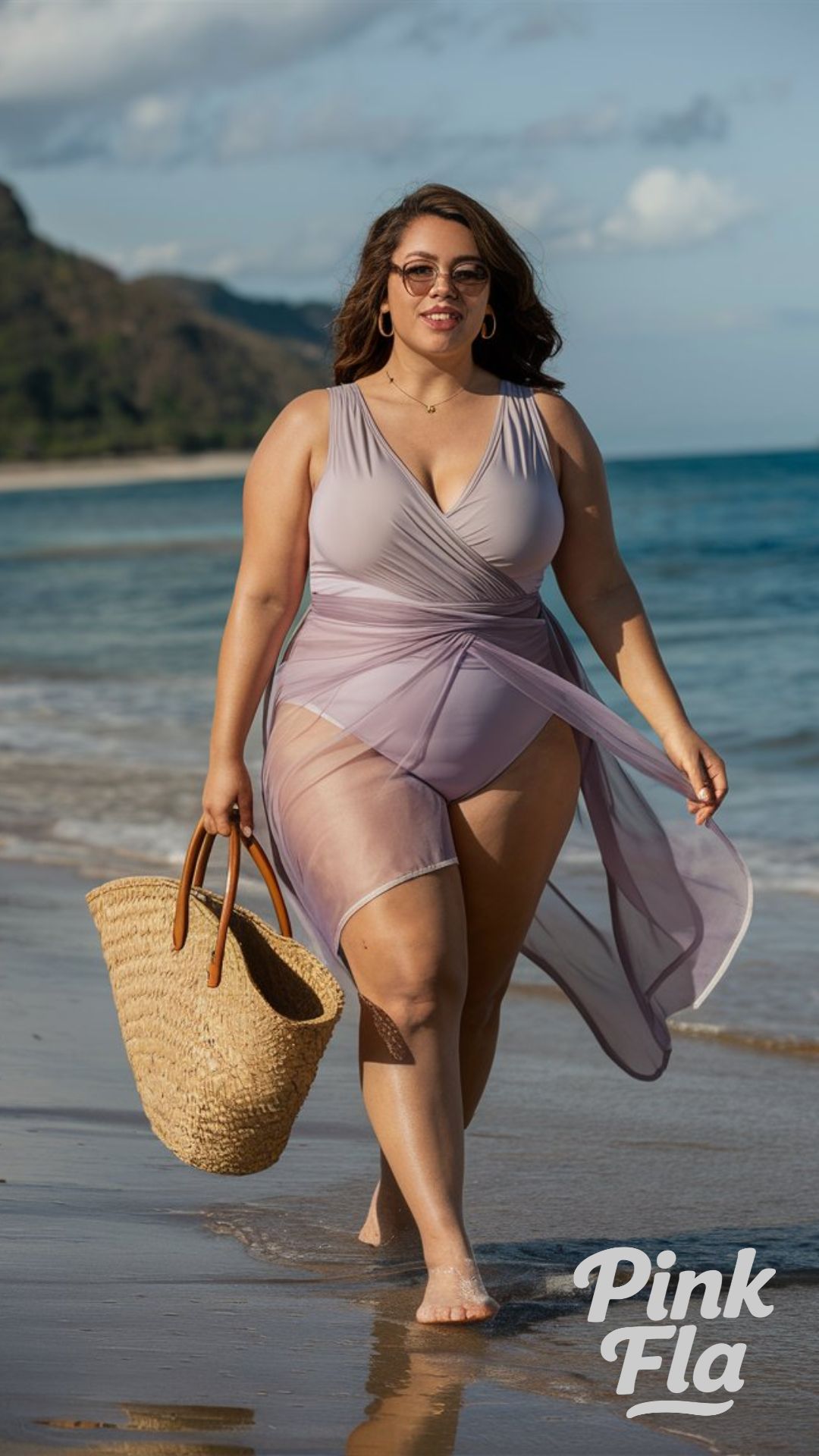 Stylish Beach Vibes - Summer Outfits for Short Curvy Women