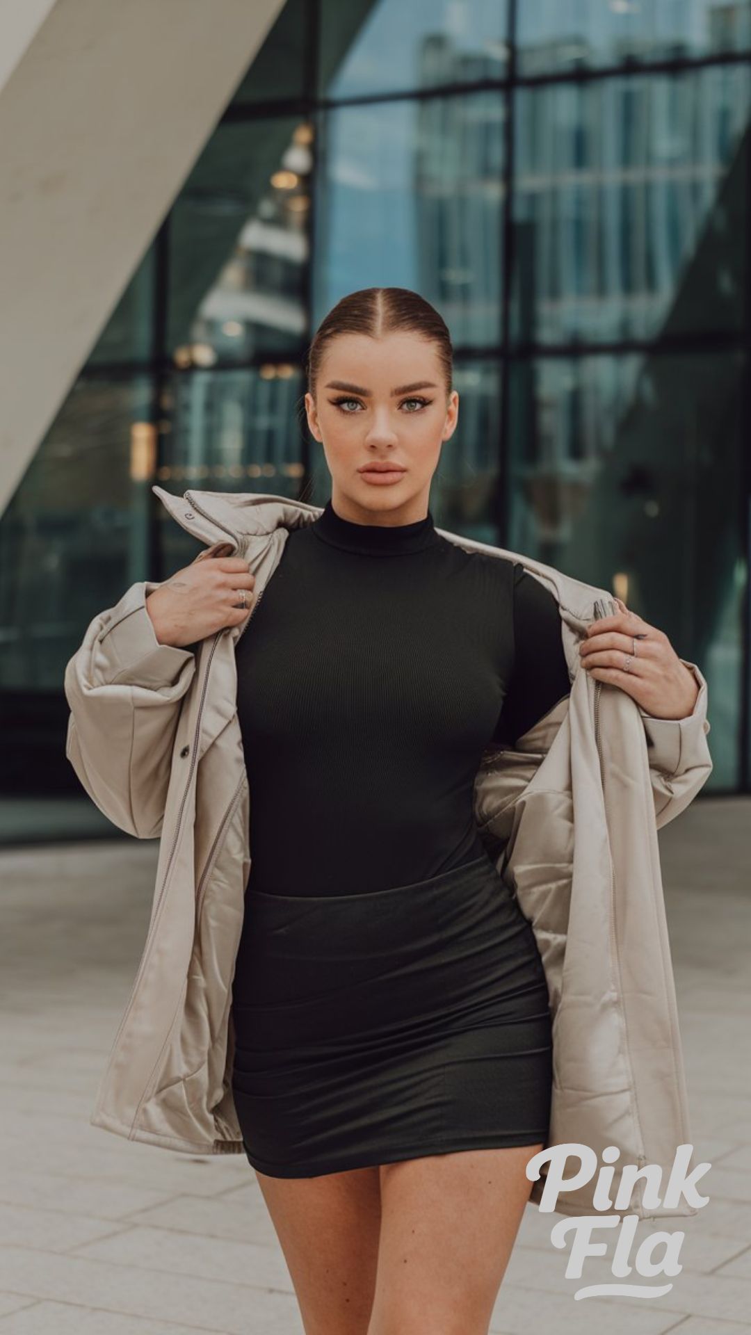 Urban Cool Confidence - Summer Outfits with a Black Mini Skirt