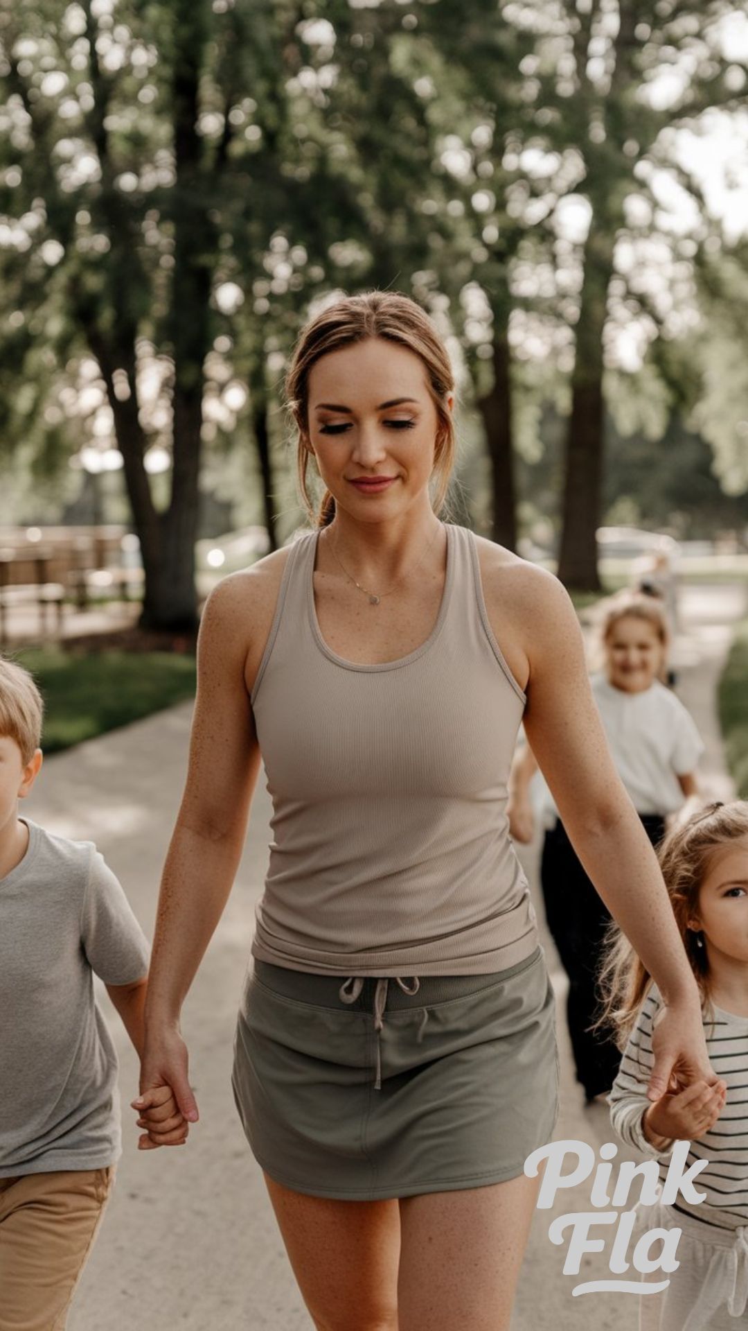 Athletic Ease for Family Days - Summer Outfits for Moms Over 30