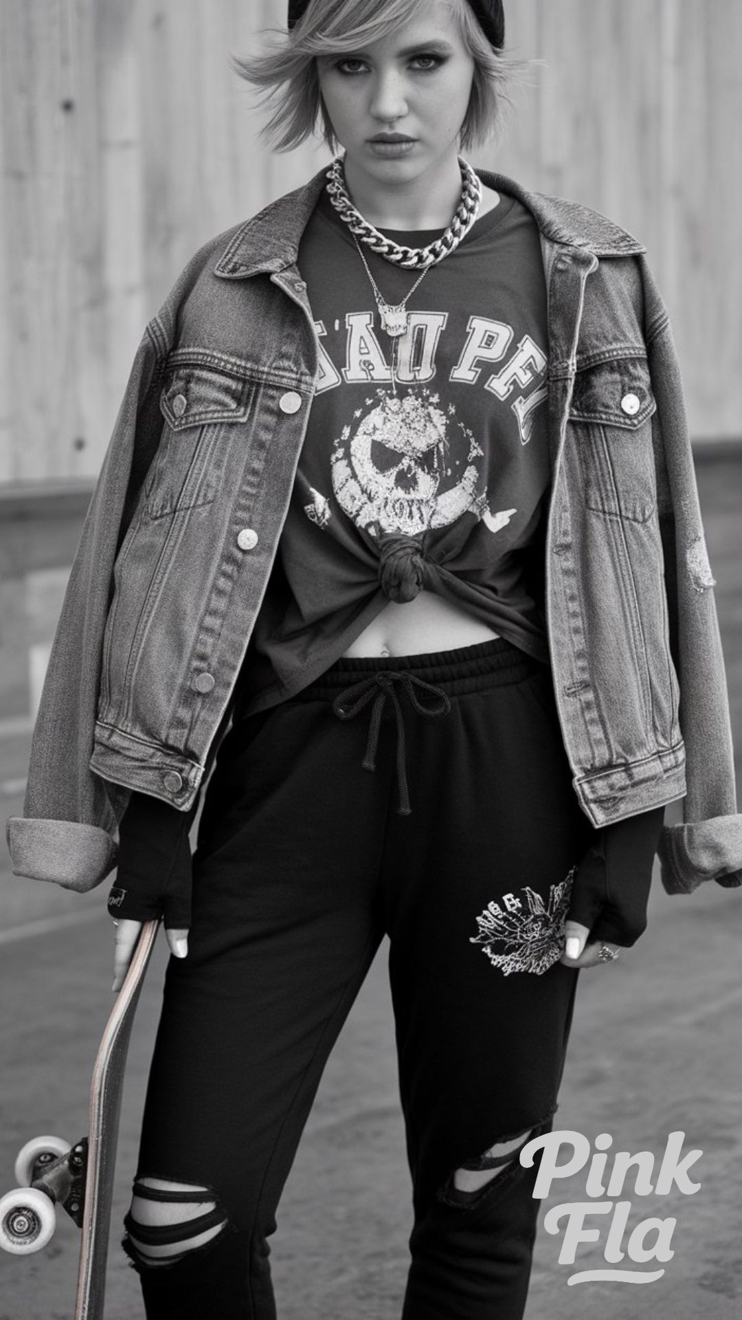 Bold Street Style with a Graphic Edge - Outfits with Sweatpants for School