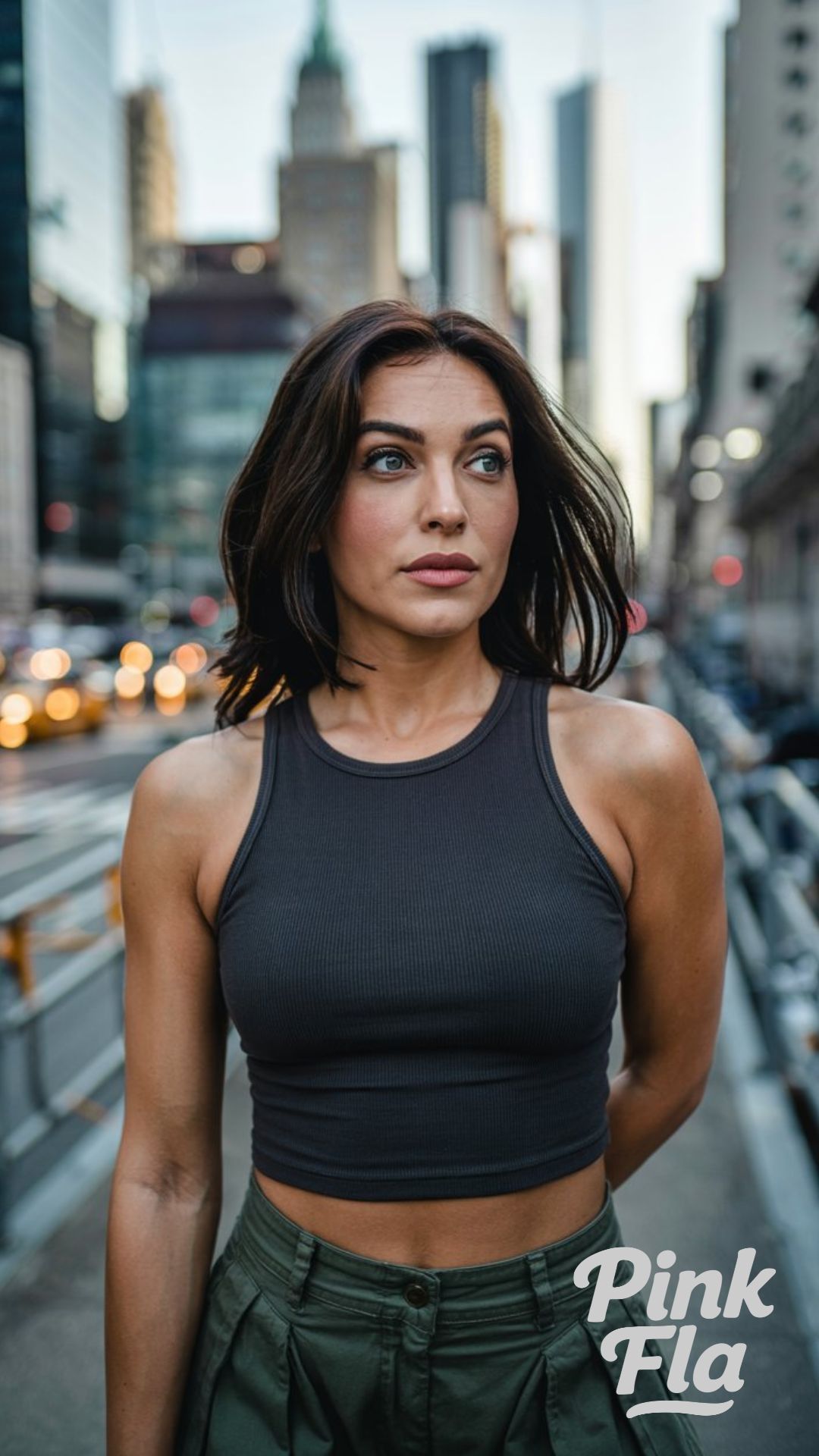 City Uniform: Ribbed Tank and Cargo Balance - Trendy Summer Outfit Ideas