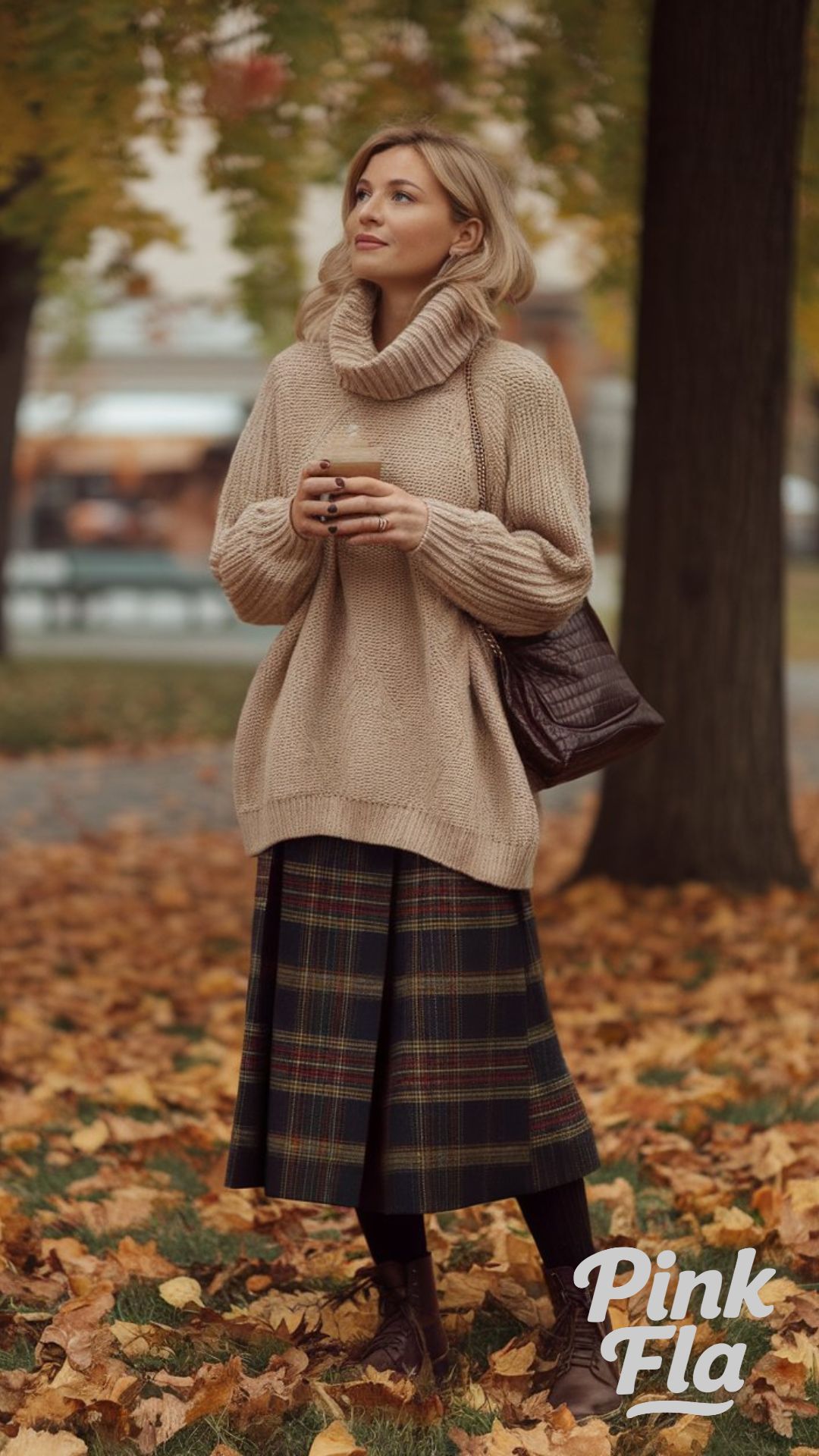 Cozy Autumn Walk in Classic Layers - Summer Outfits with Boots