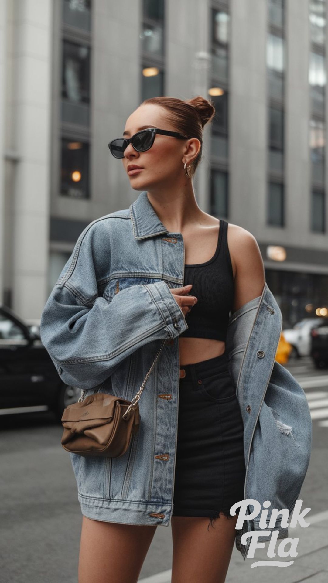Edgy Street Style with a Black Mini Skirt - Black Mini Skirt Outfit