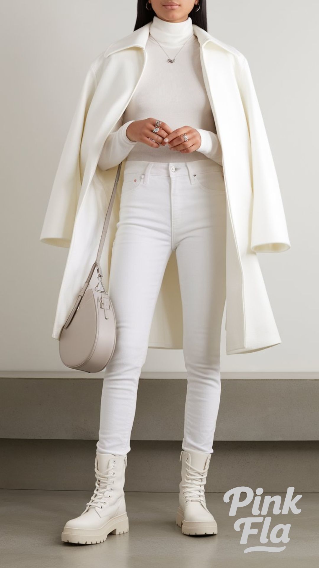 Effortless All-White Elegance with a Bold Edge - Summer Outfits with Boots