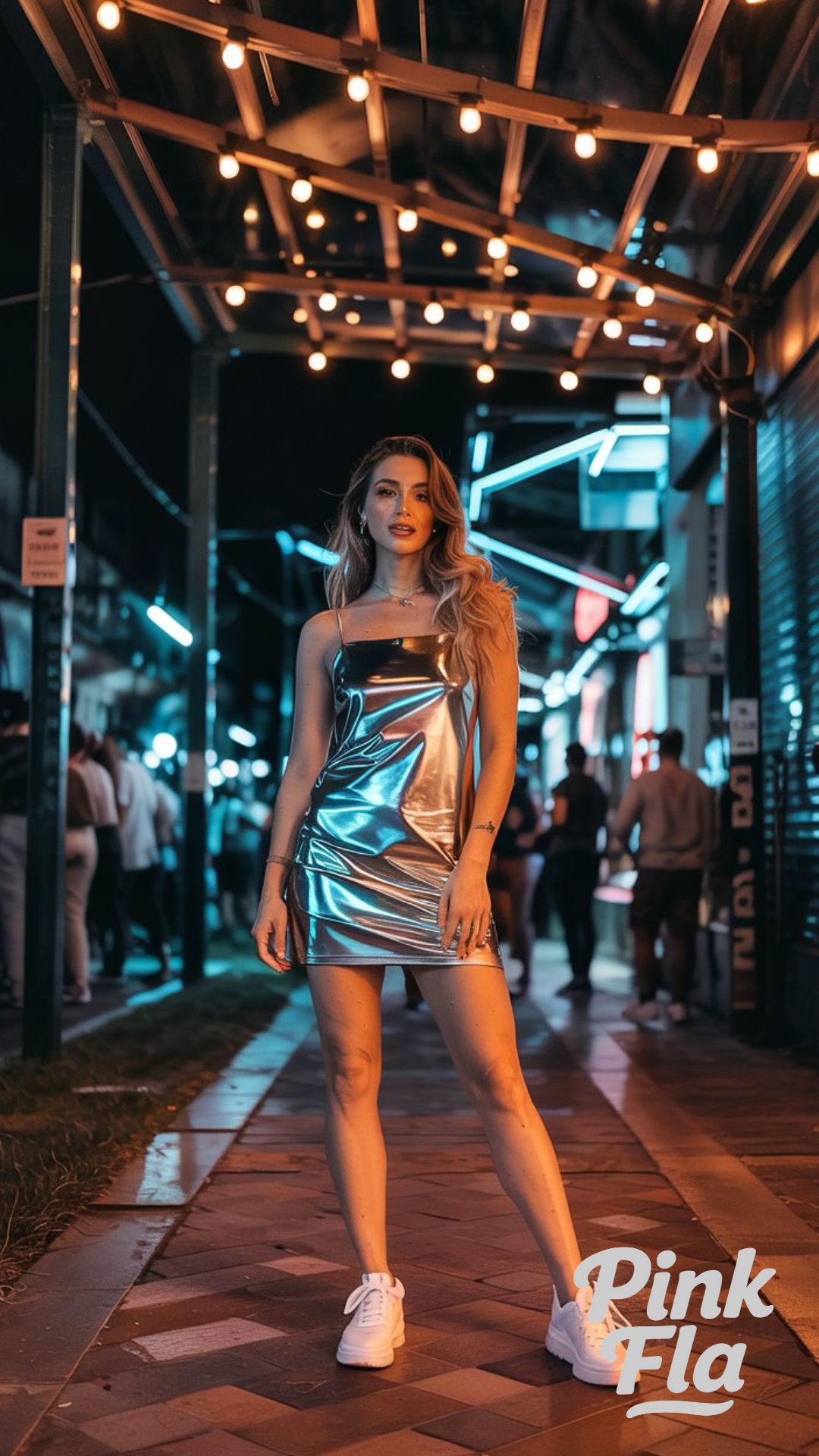 Metallic Shine for the Night Crowd - Summer Festival Outfit Ideas