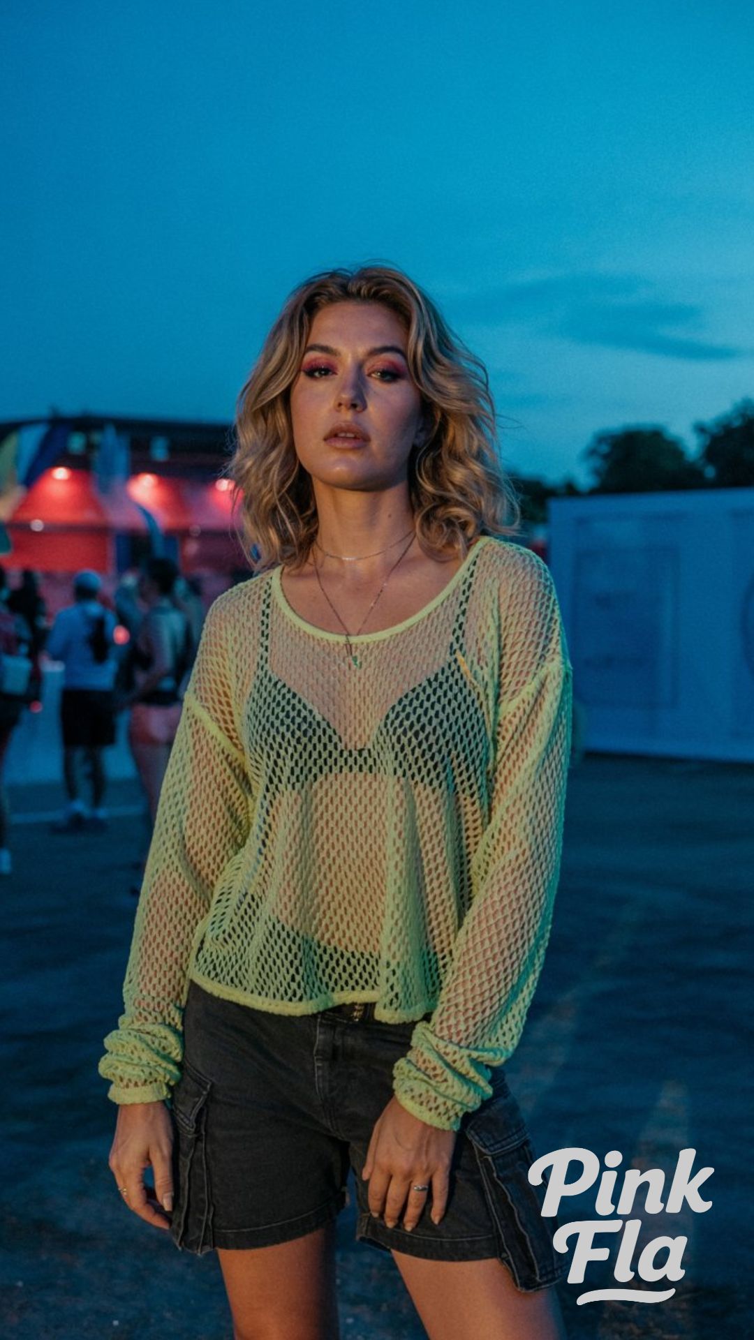 Neon Mesh & Street Cool for Night Sets - Summer Festival Outfit Ideas