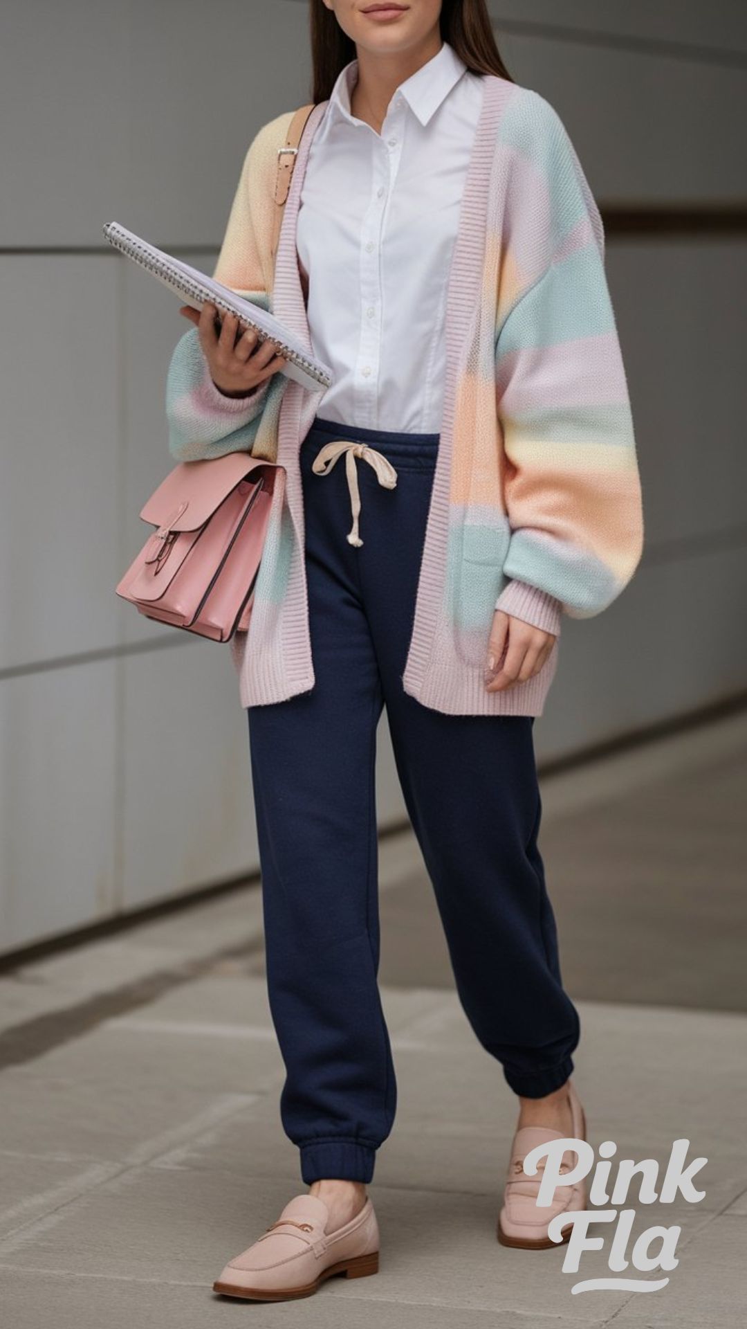 Vintage-Inspired Comfort for Class - Outfits with Sweatpants for School