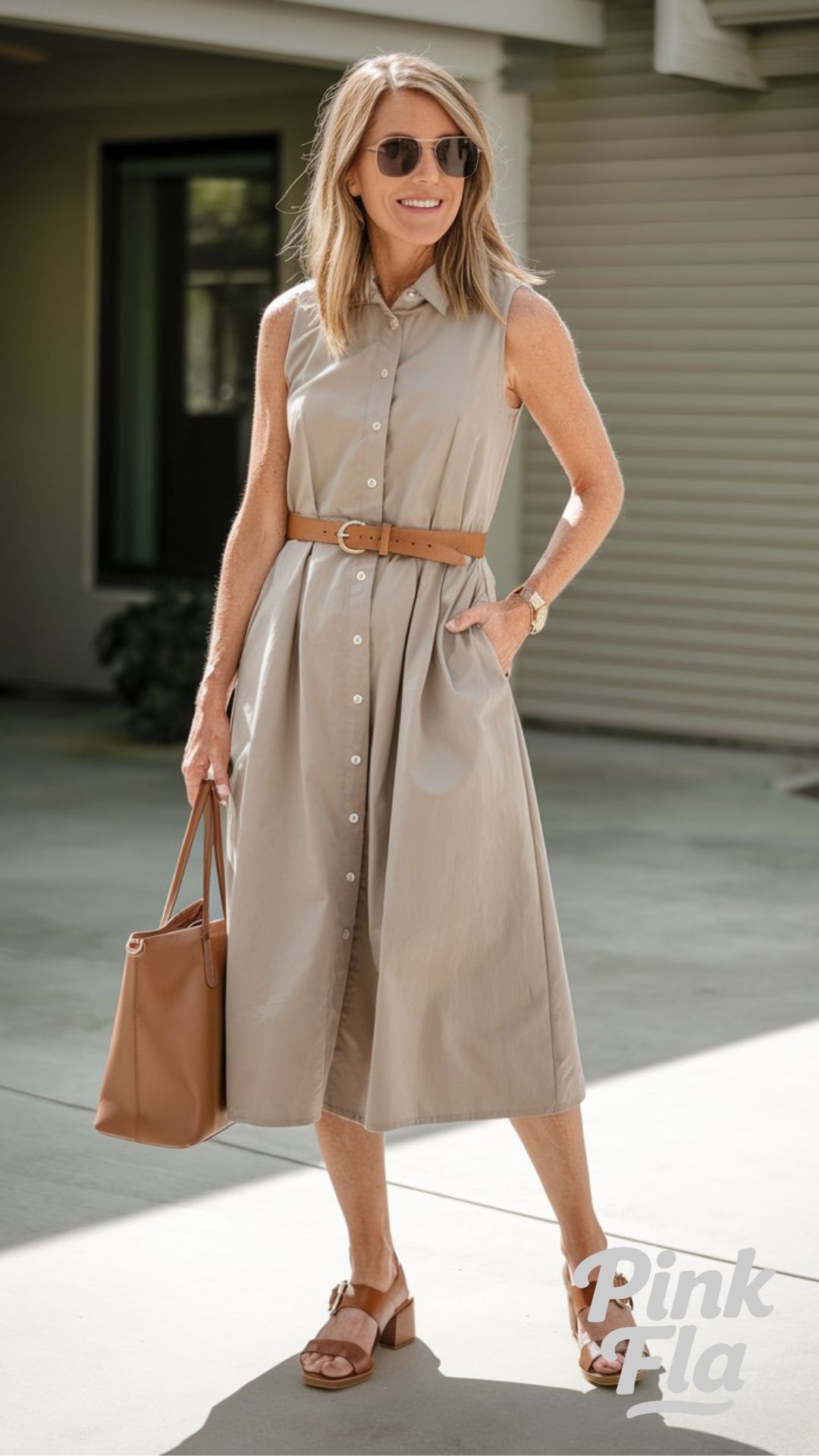 Smart Neutrals for Everyday Errands - Summer Outfits for Moms Over 30