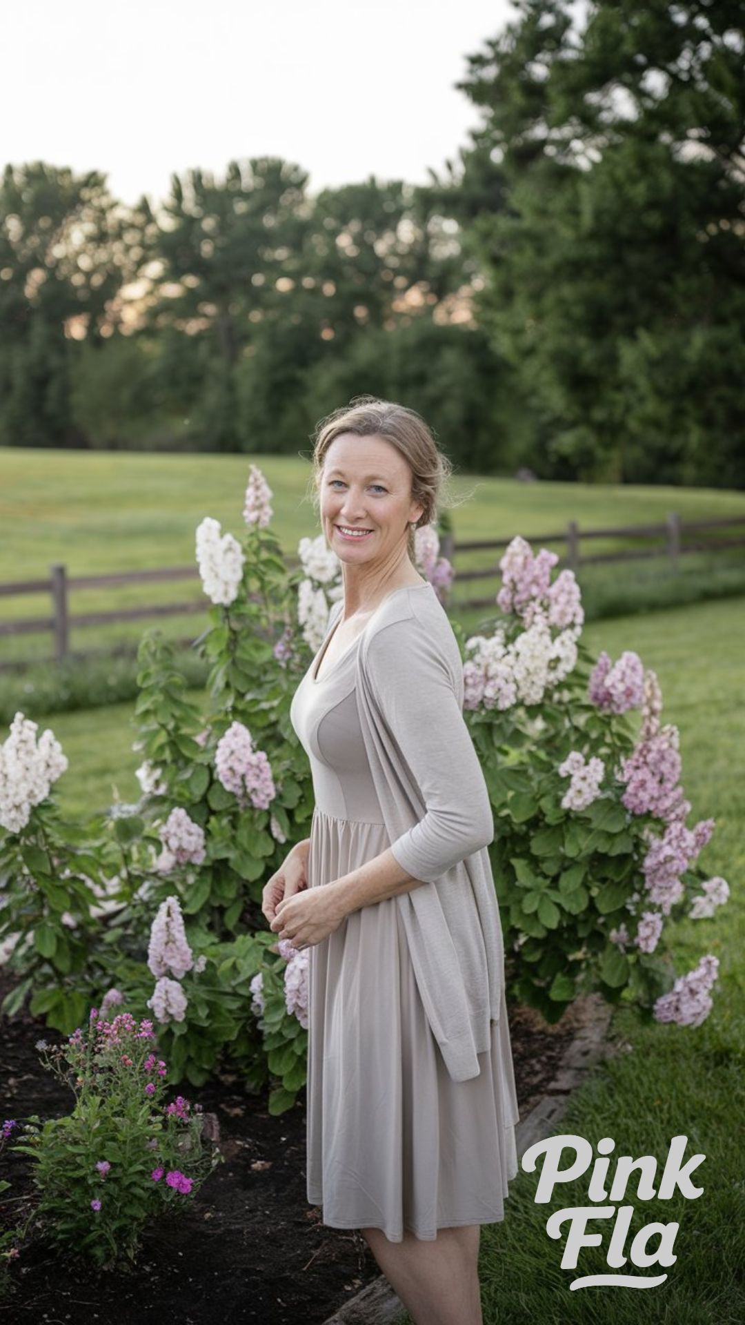 Soft Drapes for the Garden Hour - Summer Outfits for Moms Over 30