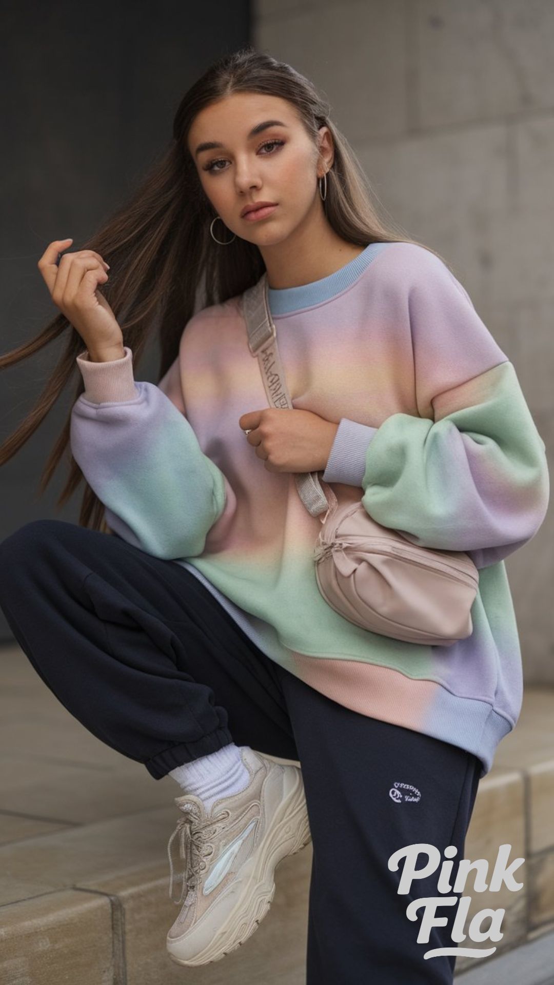 Soft Pastels with a Stylish Edge - Outfits with Sweatpants for School