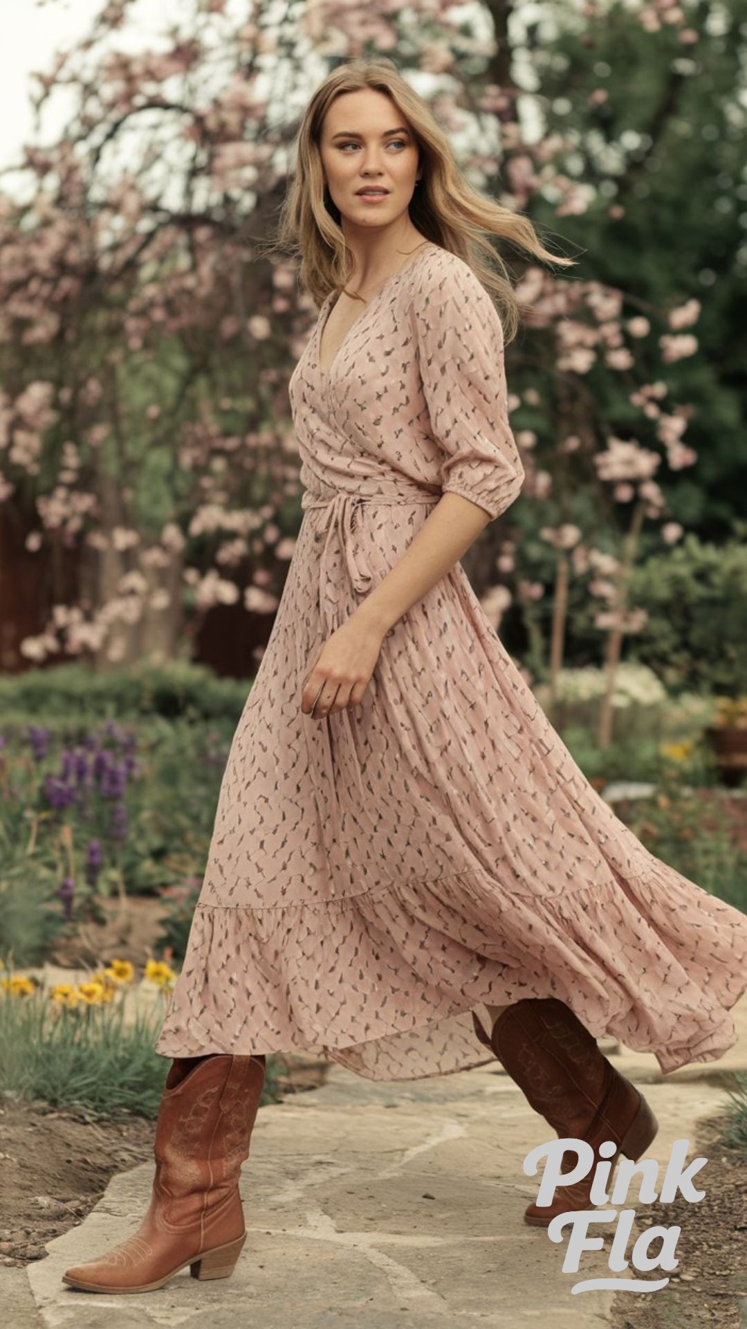 Soft Prairie Ease with Rustic Details - Summer Outfits with Boots