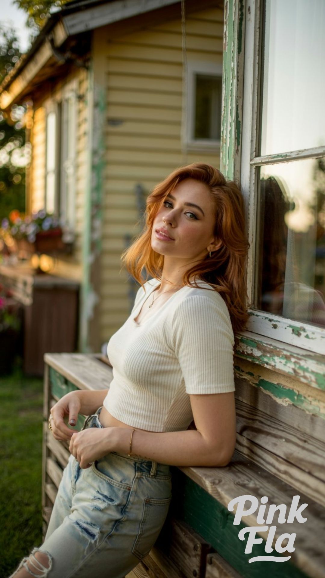 Soft Textures & Denim: Effortless Style for Countryside Escapes - Everyday Summer Outfit