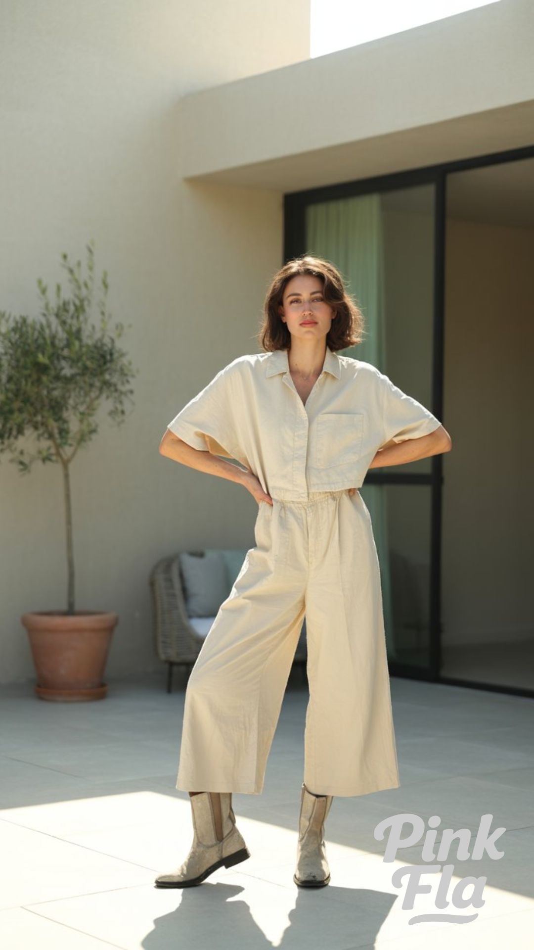 Soft Utility Vibes: Neutral Comfort with Subtle Edge - Summer Outfits with Boots