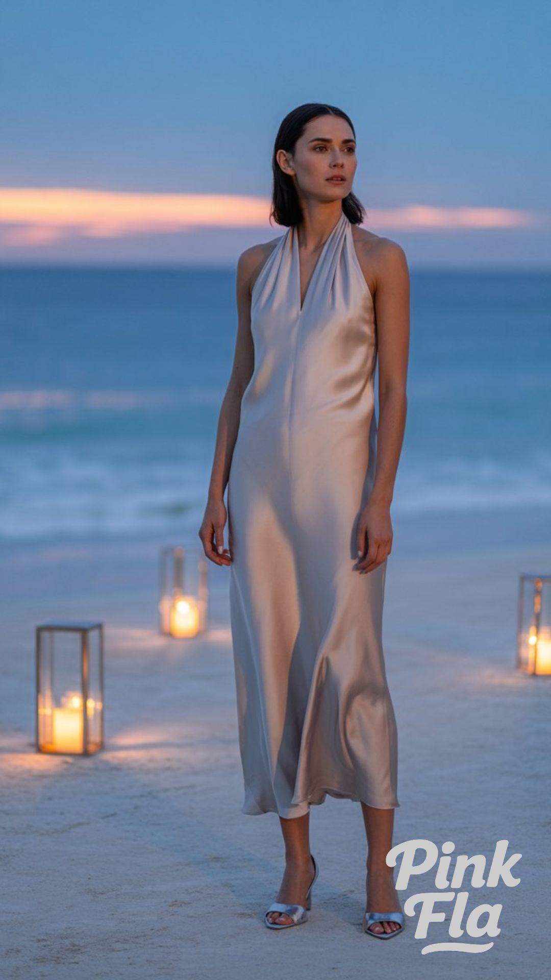 Twilight Satin by the Sea Summer Outfits with Heels