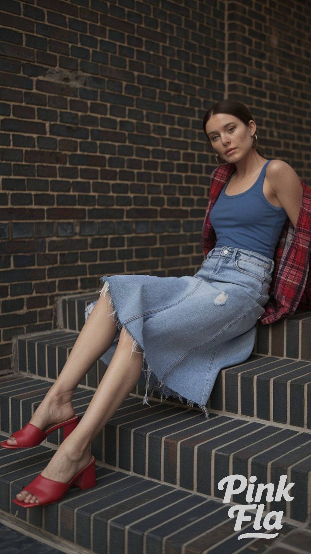 Urban Denim with a Twist Summer Outfits with Heels