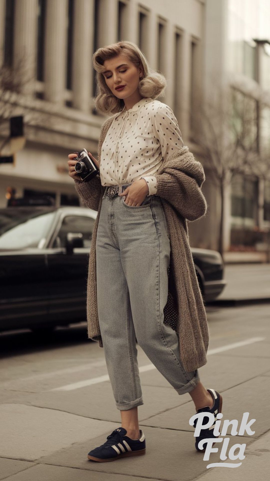 Vintage Vibes with a Modern Twist - Outfit Ideas with Sneakers