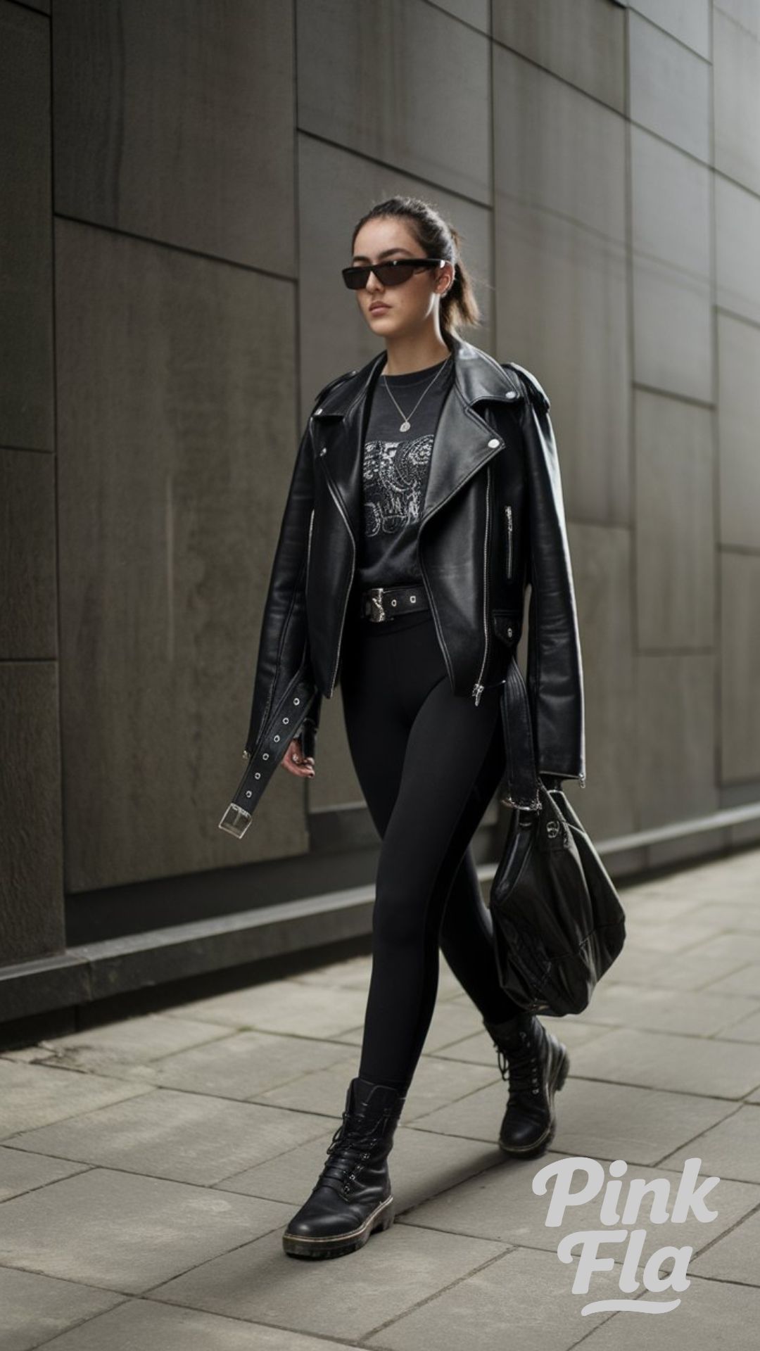 All-Black Street Style Vibes - Fall Outfits with Leggings