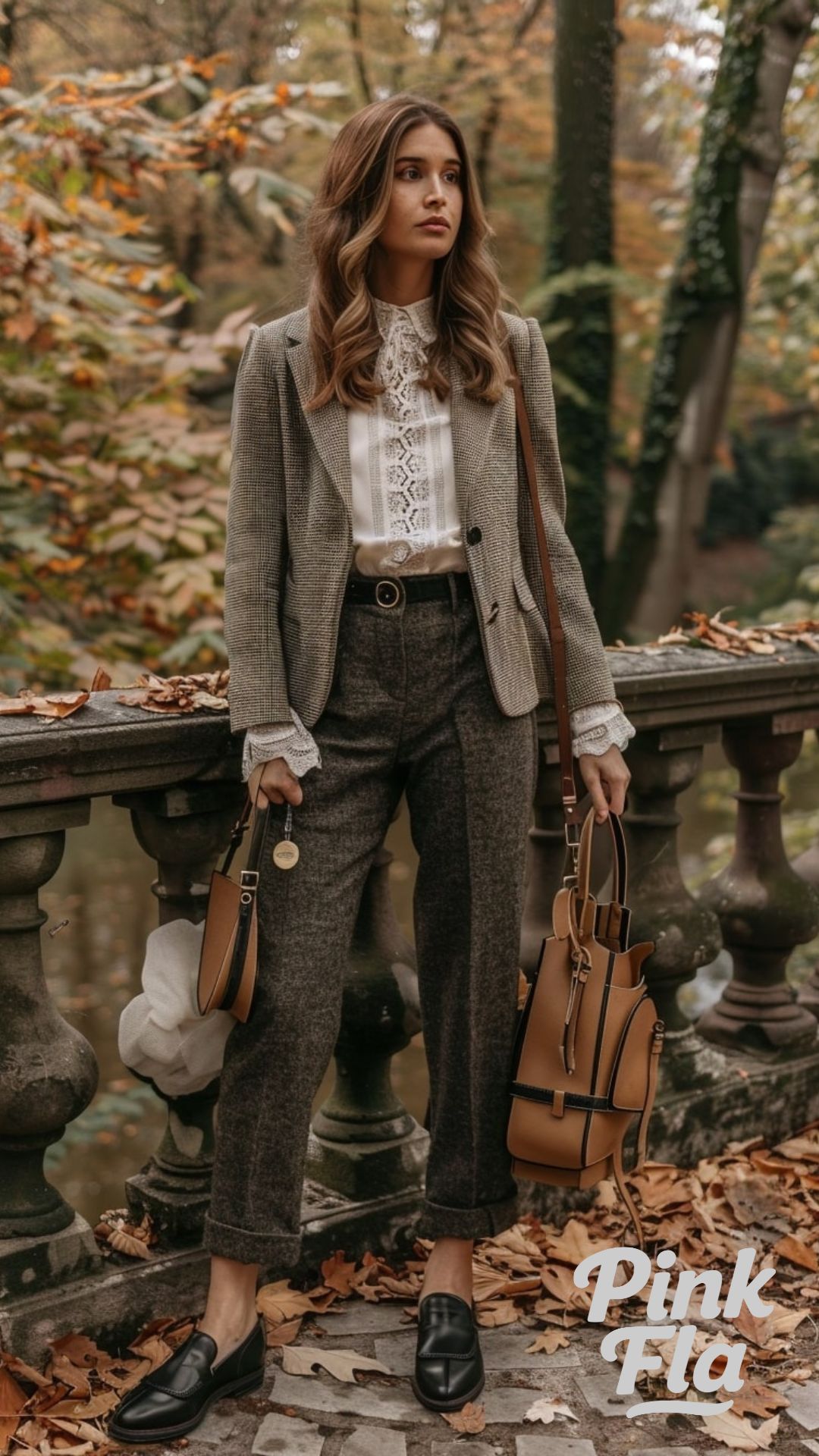 By the Serene Pond - Dark Academia Autumn Outfits