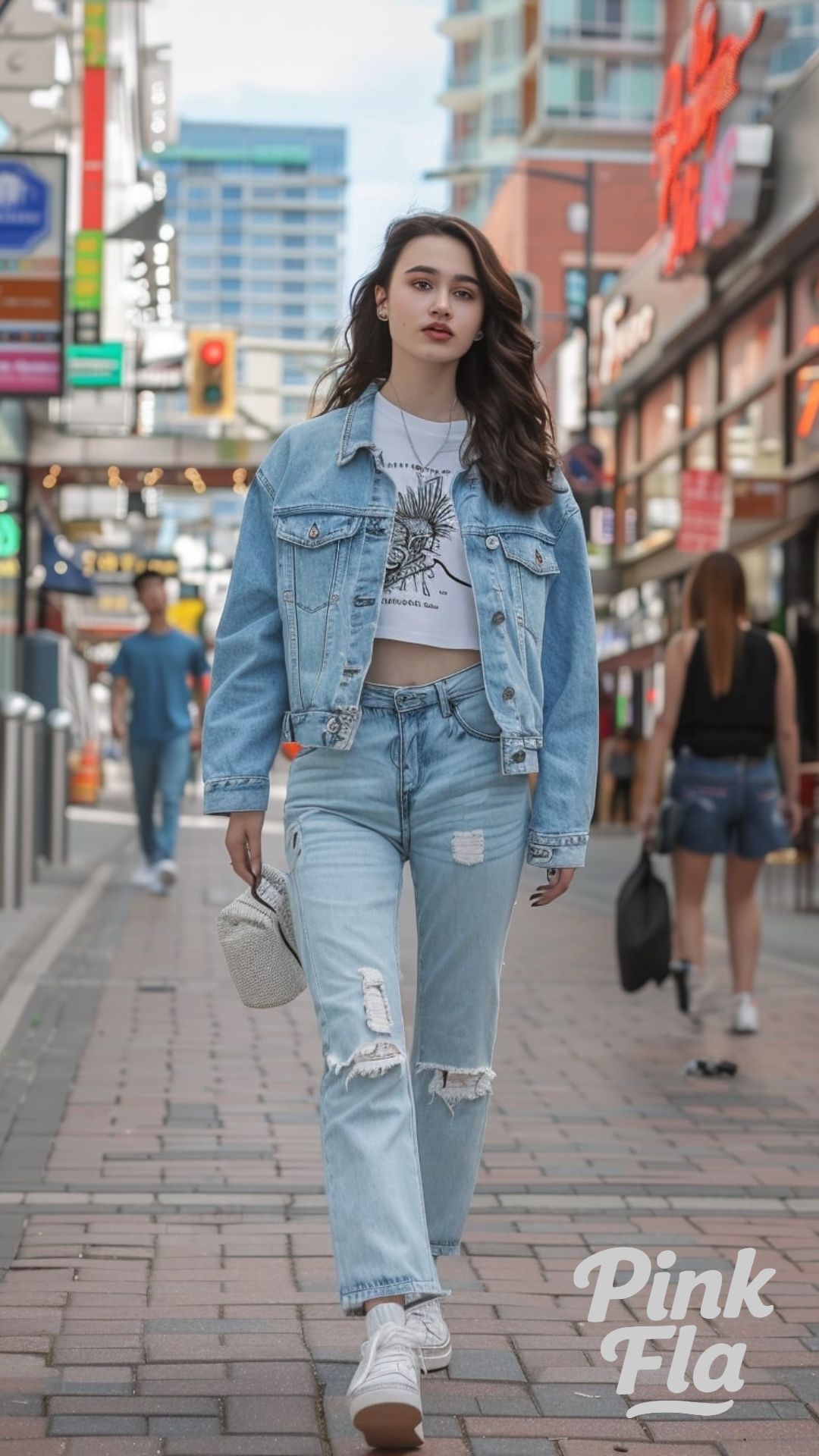 Casual Denim Ensemble - Iconic 80s Outfits