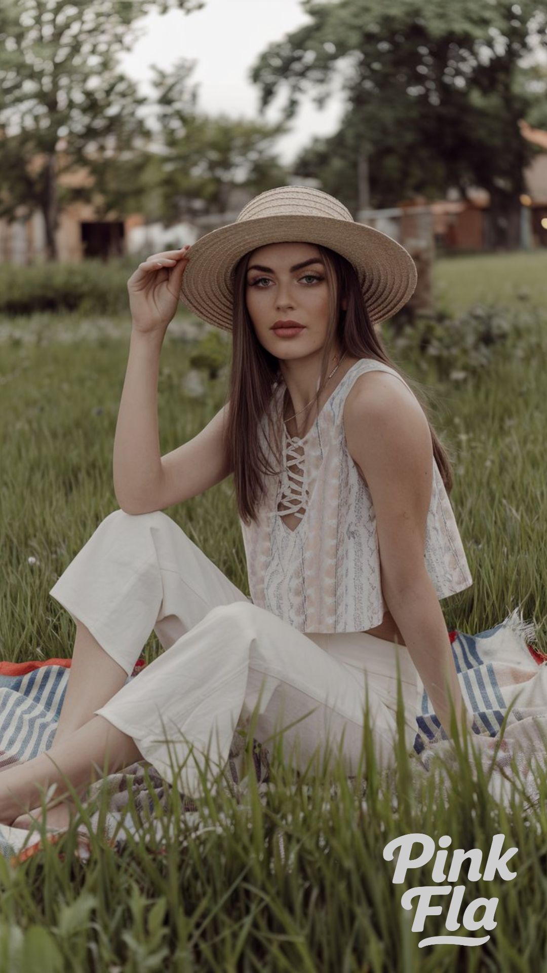 Casual Ease with Summer Charm - Summer Outfits with White Pants