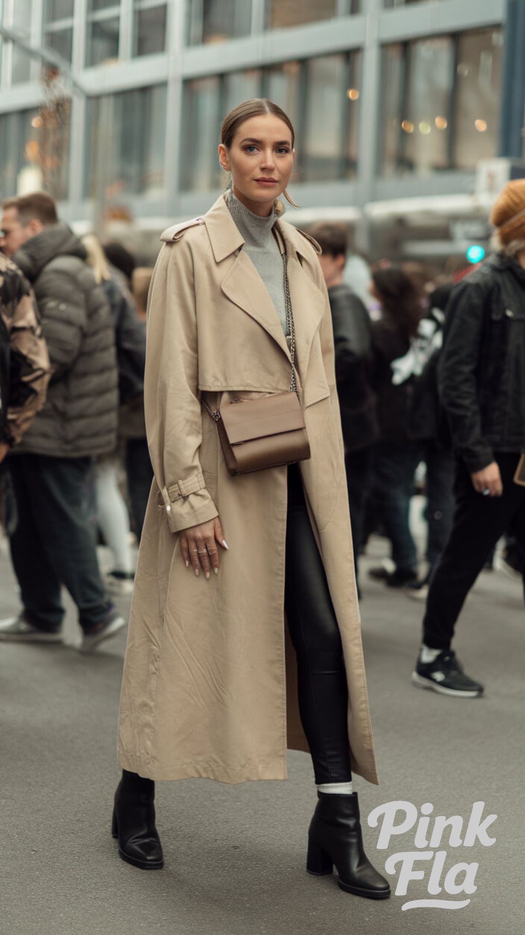 Chic Neutral Trench Fall Outfits for Concerts