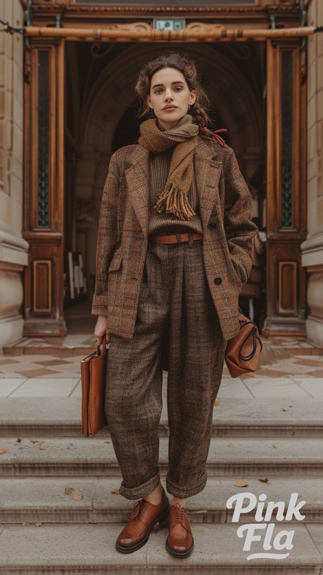 Classic Scholarly Elegance - Dark Academia Autumn Outfits