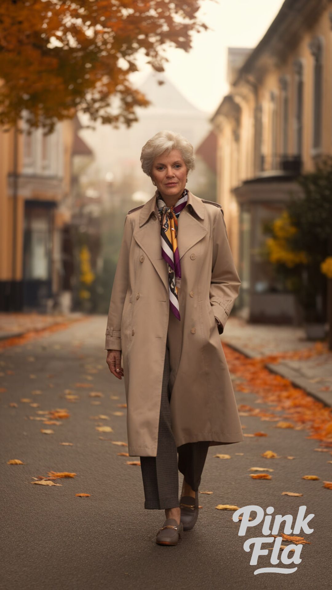 Classic Trench Coat for a Polished Fall Look Fall Outfits for Women Over 60