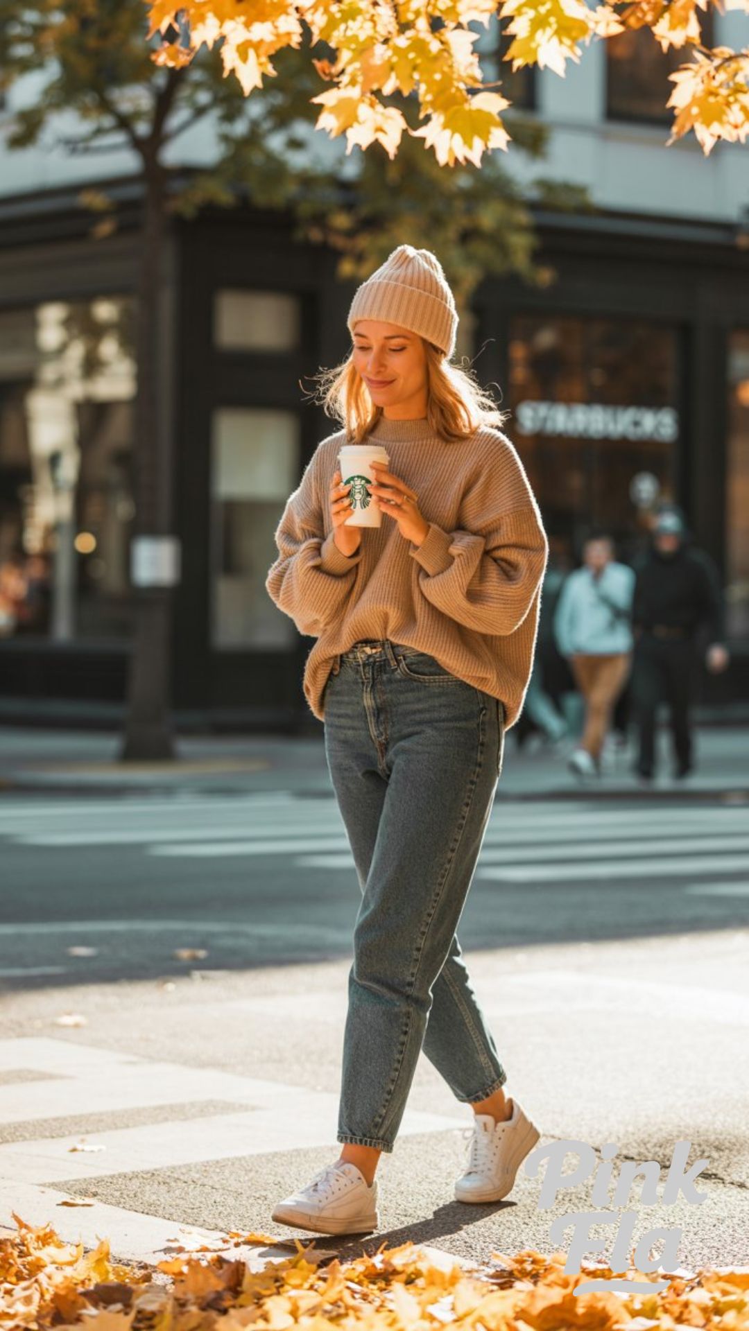 Coffee & Cozy Vibes - Fall Outfits with Beanies