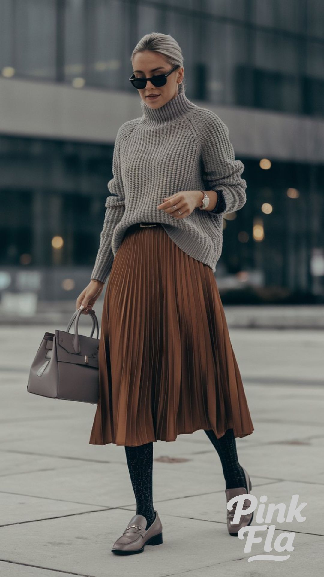 Cozy and Professional - Edgy Work Outfits for Fall