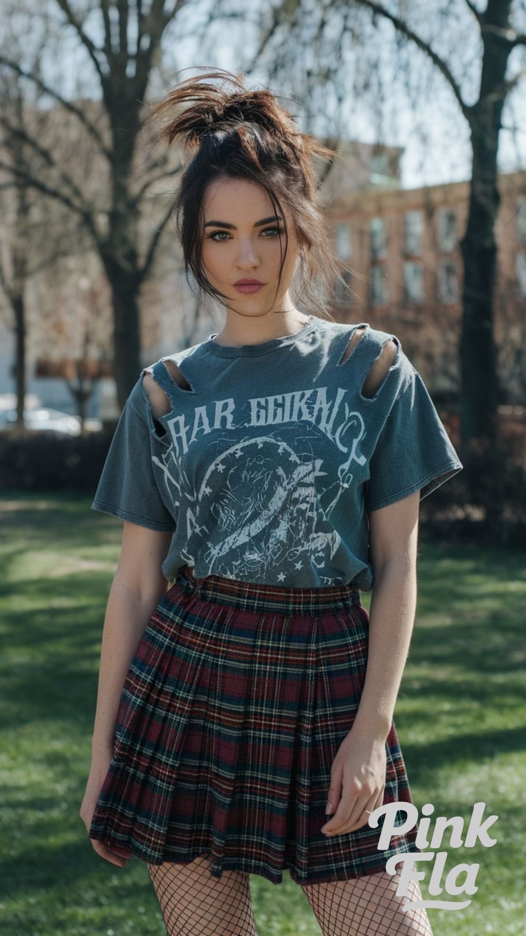 Grunge Goes Academic - Edgy Summer Outfits
