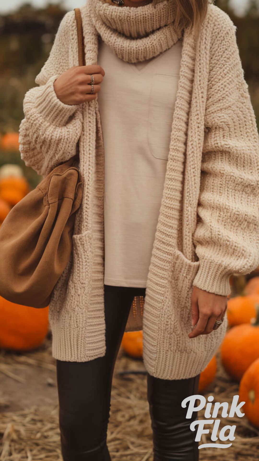 Easy Layered Look for a Day Outdoors - Pumpkin Patch Outfits