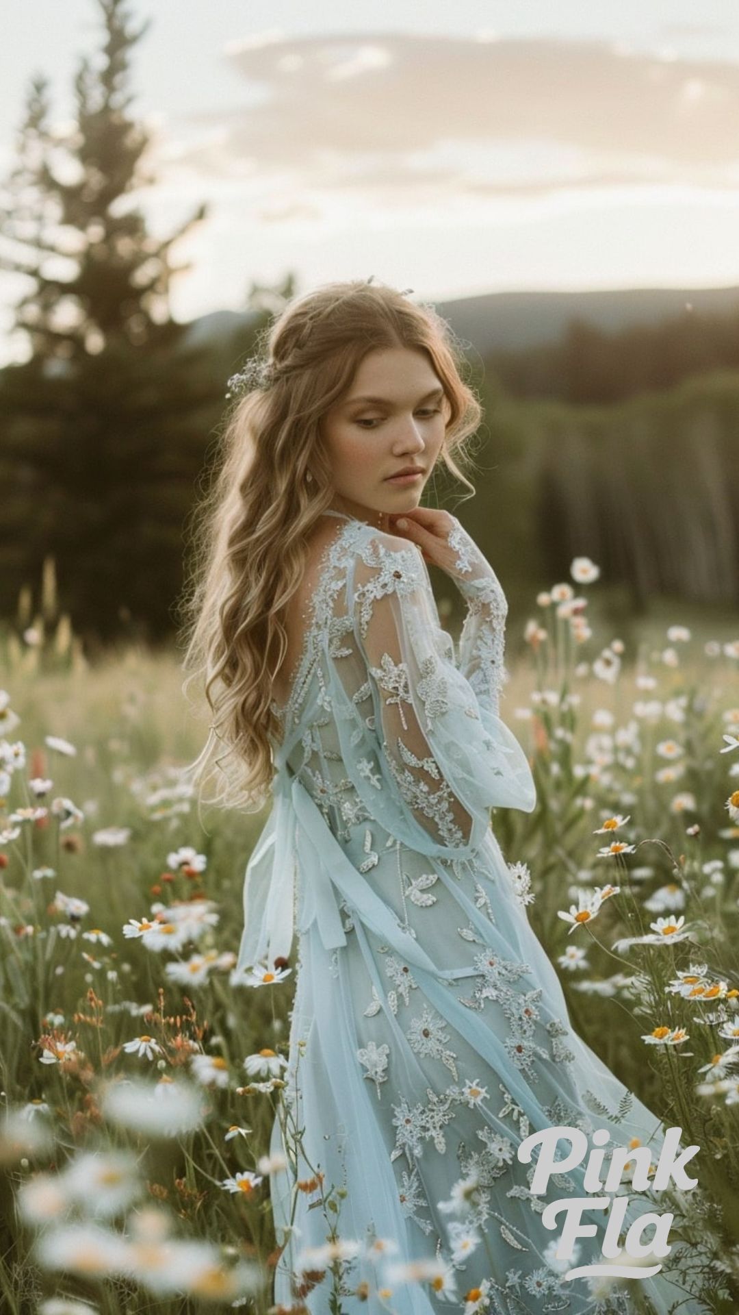 Meadow Dream Light Blue Wedding Dresses