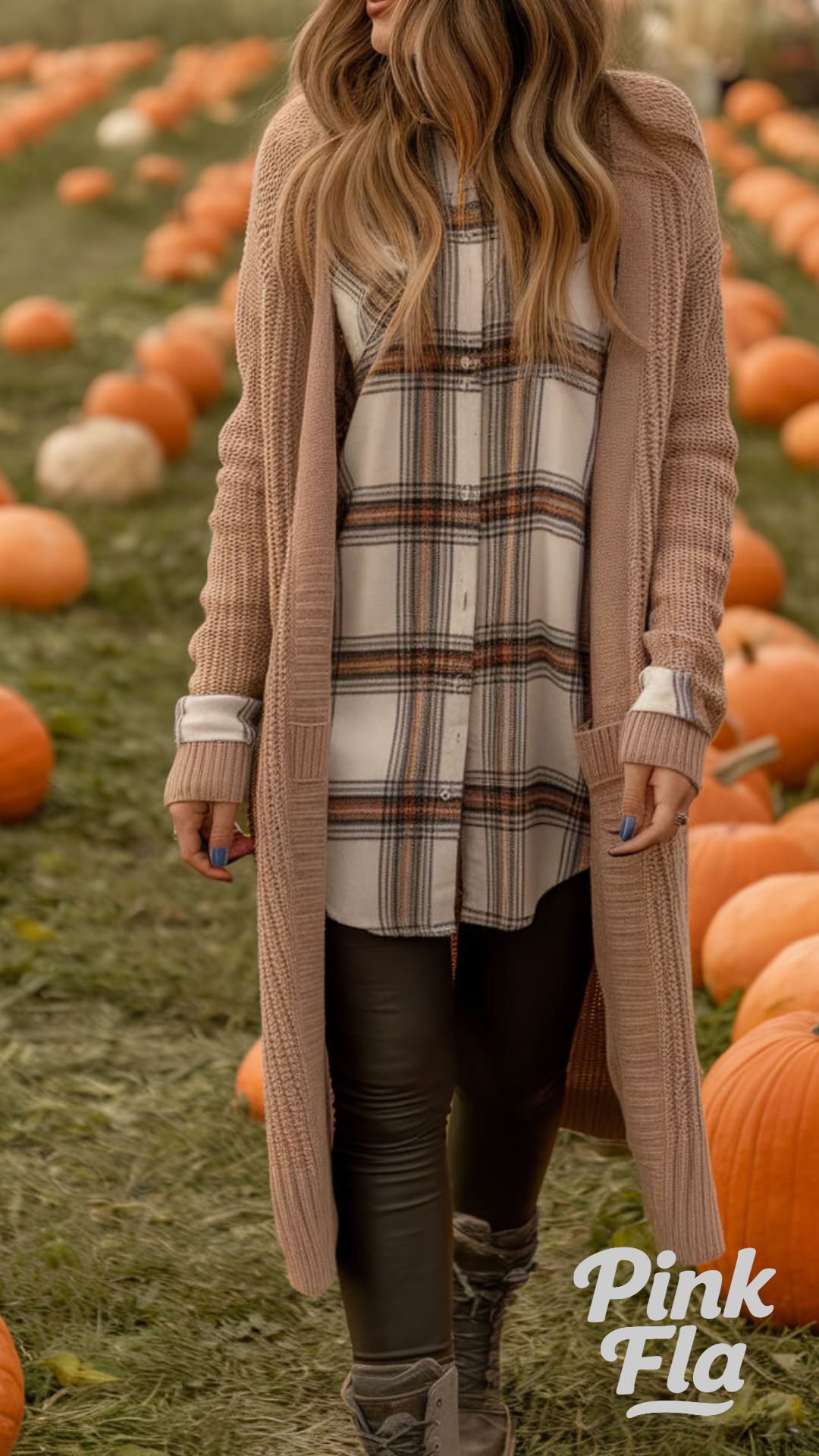 Casual Fall Layers with a Touch of Edge - Pumpkin Patch Outfits