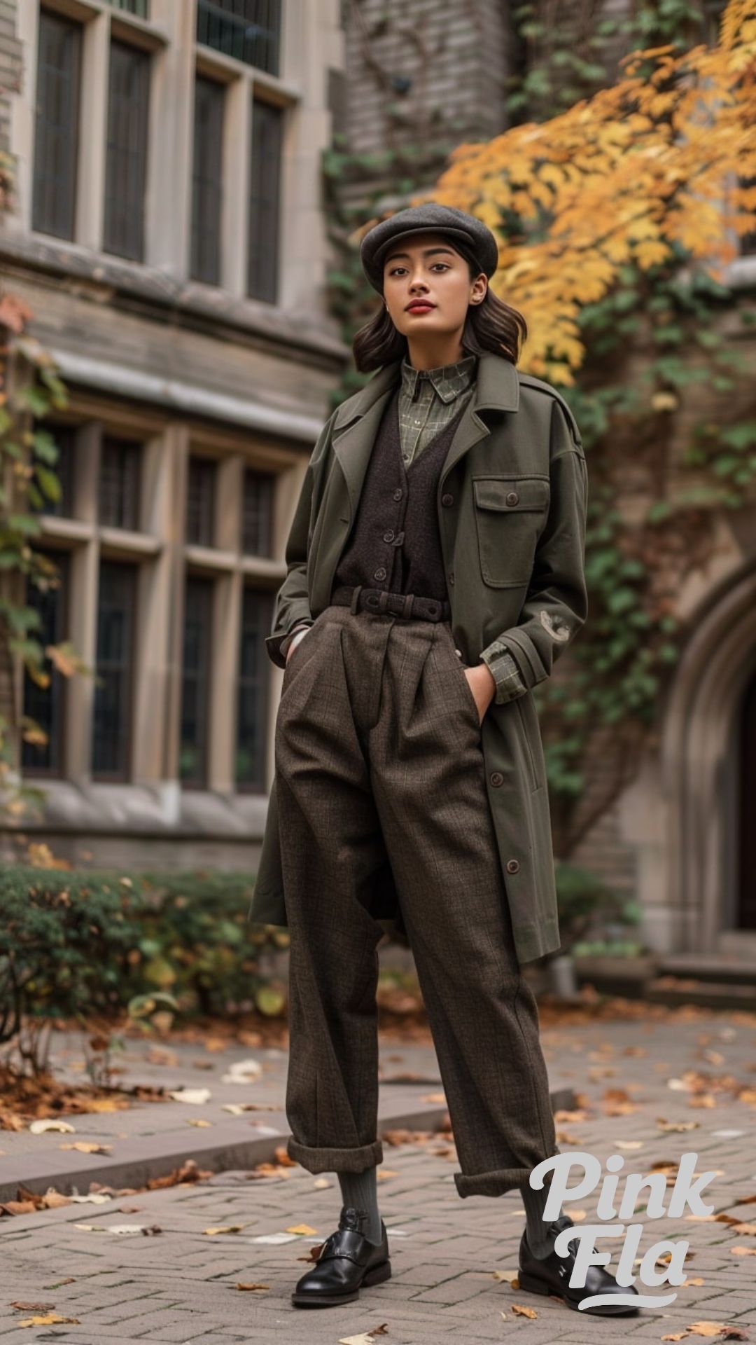 Timeless Academic Elegance - Dark Academia Autumn Outfits