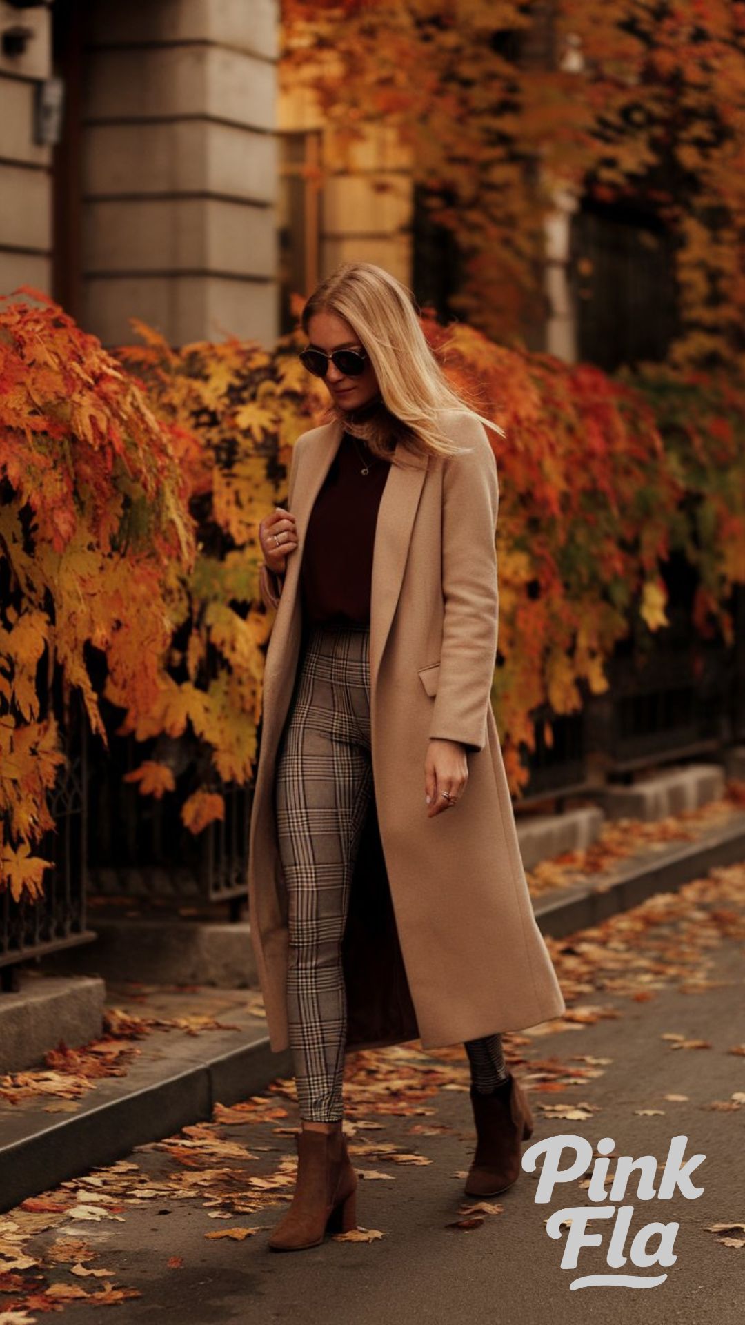 Warm and Stylish in Autumn Tones - Fall Outfits with Leggings
