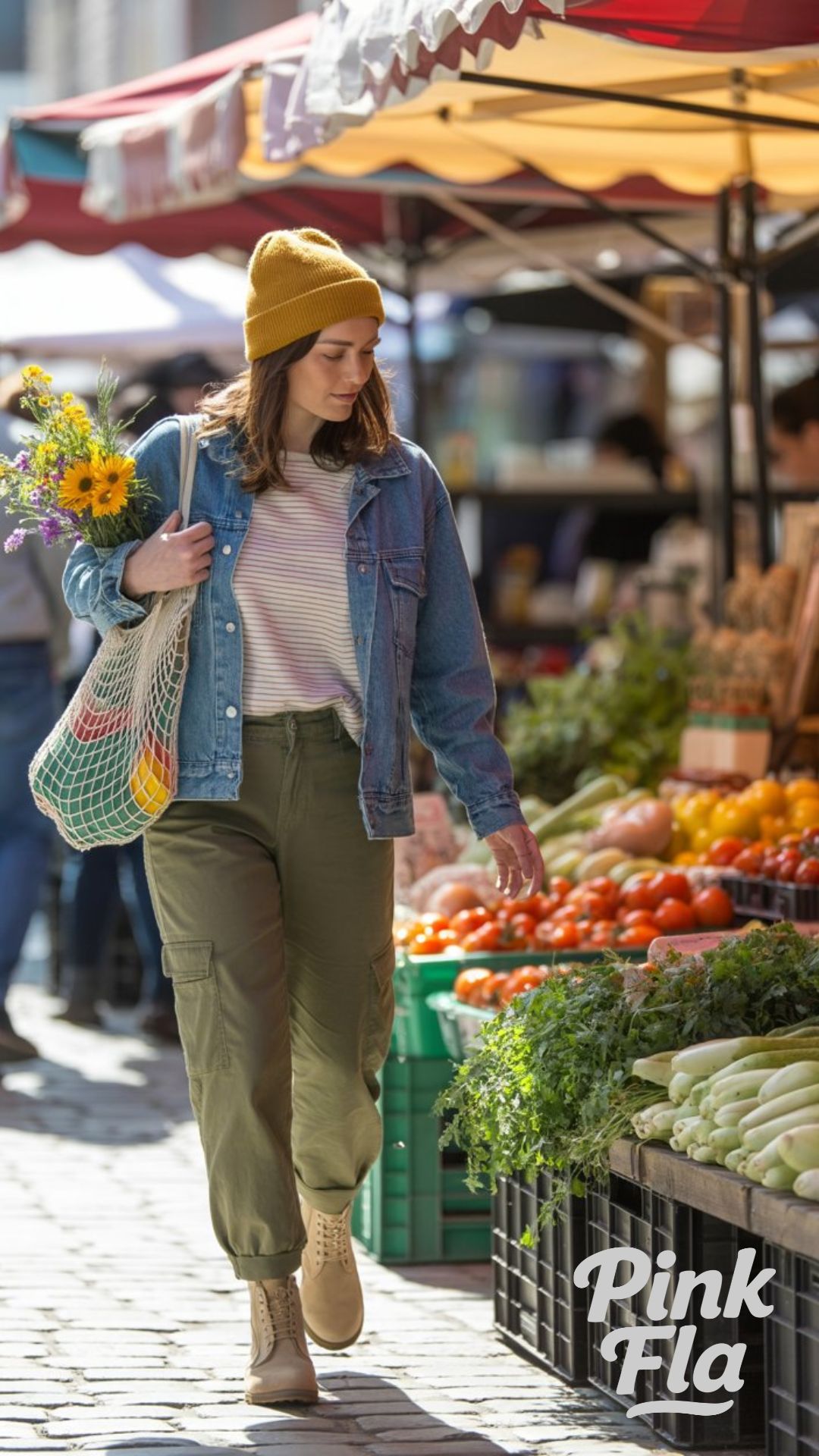 Weekend Market Wander - Fall Outfits with Beanies