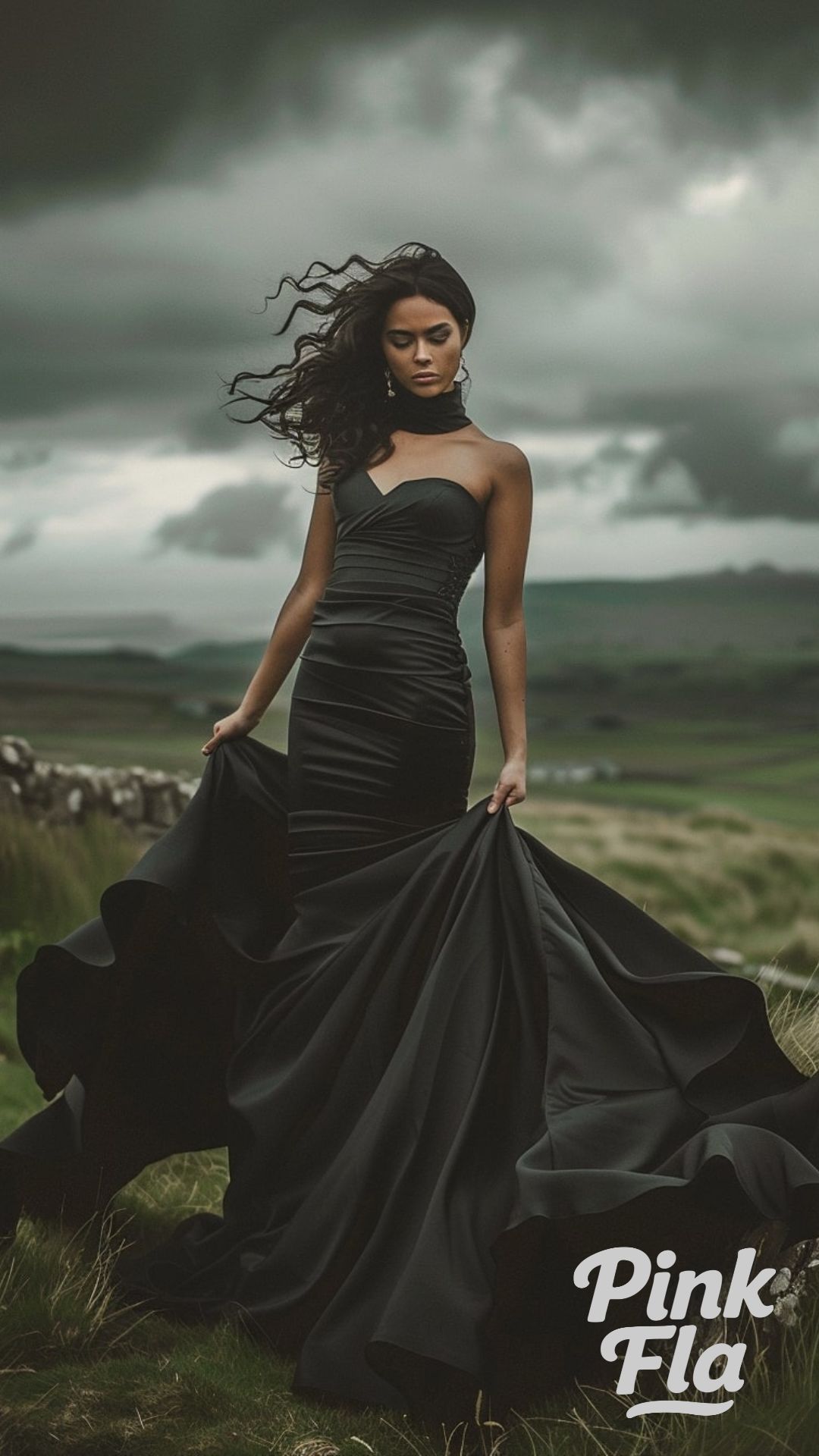 Dramatic Beauty in Nature - Black Wedding Dresses