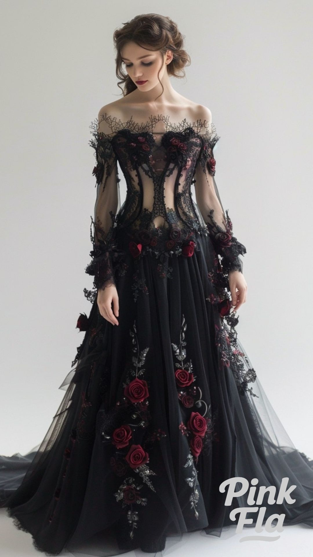 Floral Gothic Fantasy - Vampire Wedding Dresses