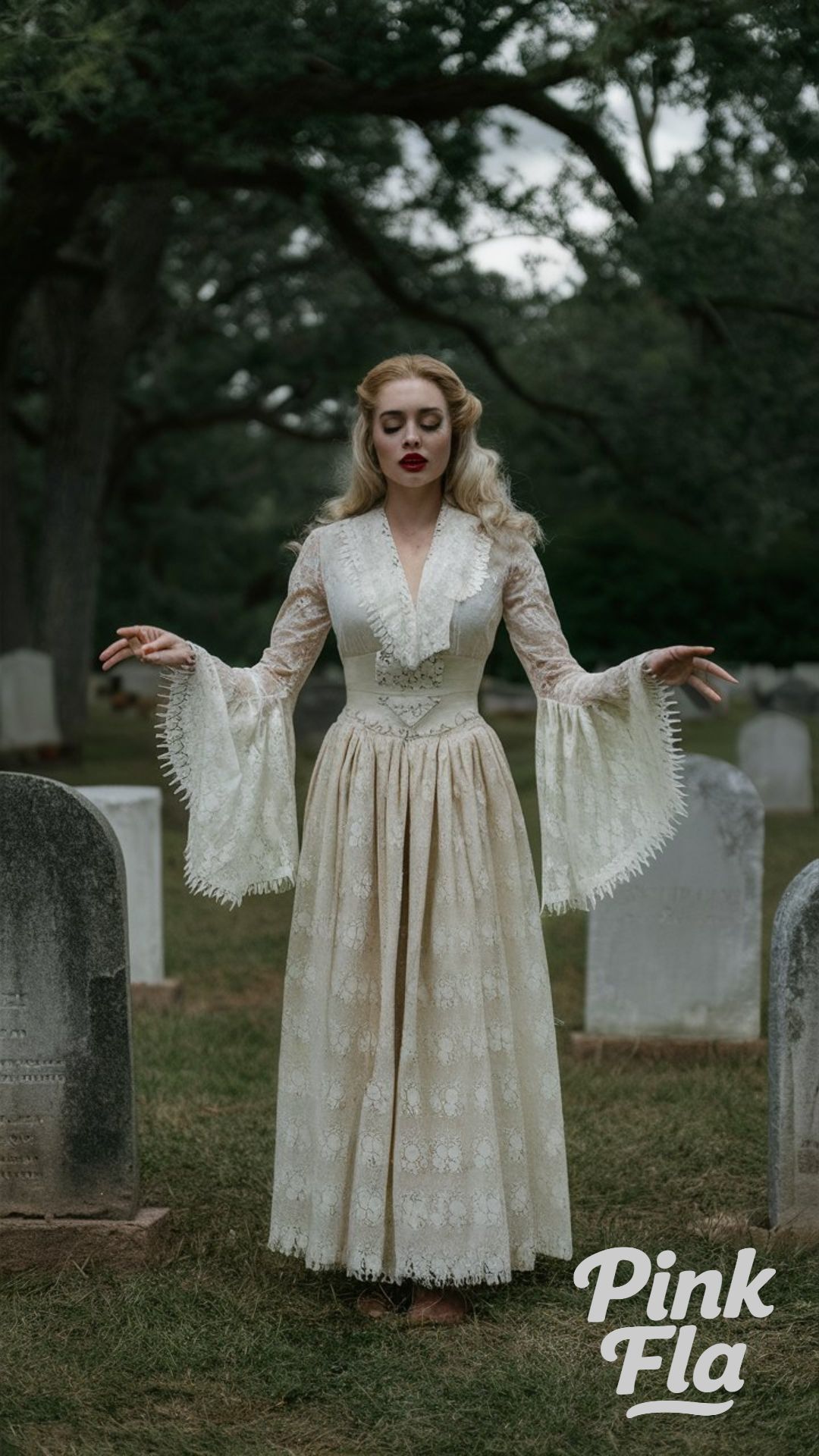 Ghostly Glamour - Southern Gothic Outfits Fashion Inspirations