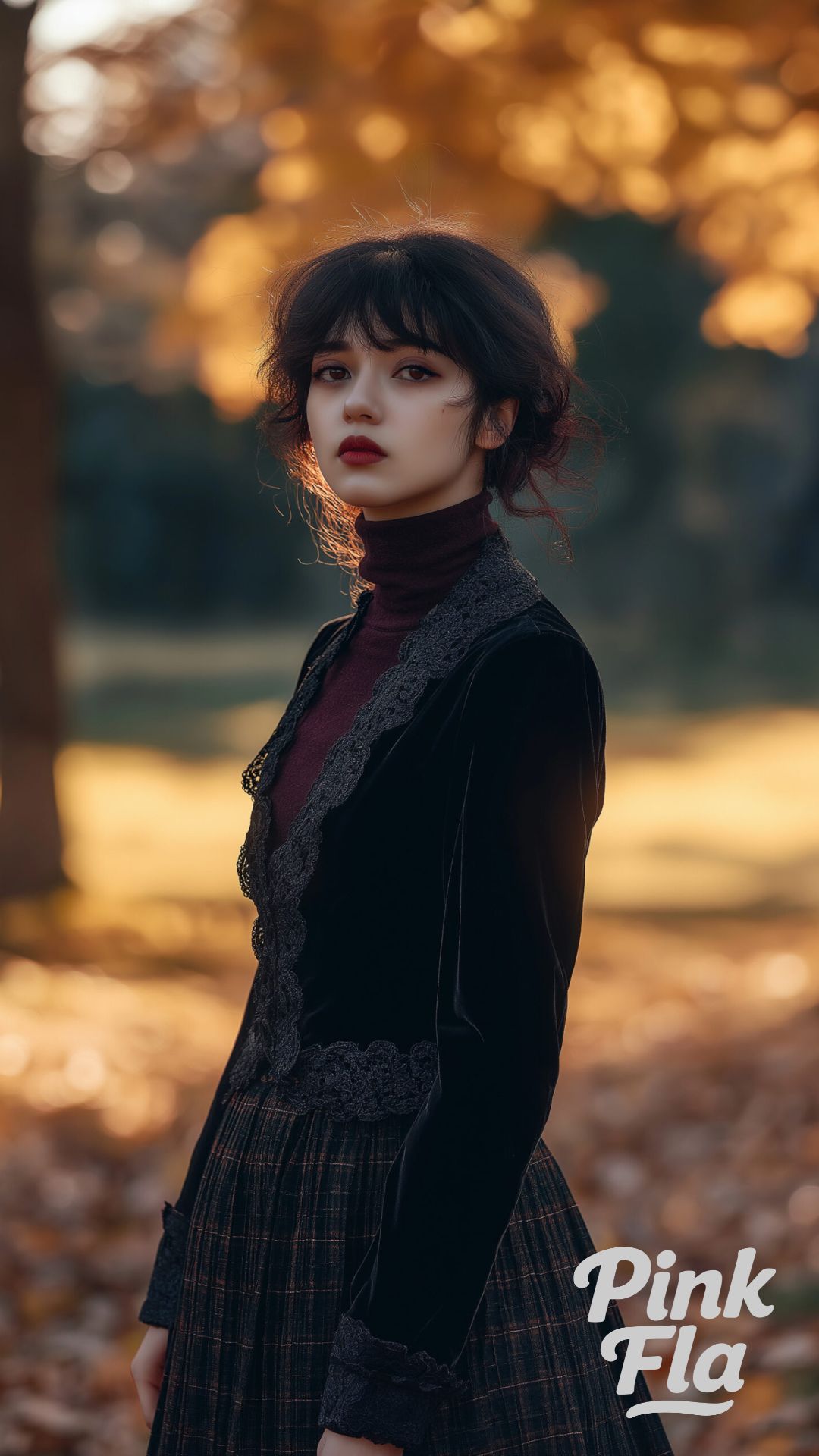 Layered Elegance with a Gothic Twist - Soft Goth Fall Outfits