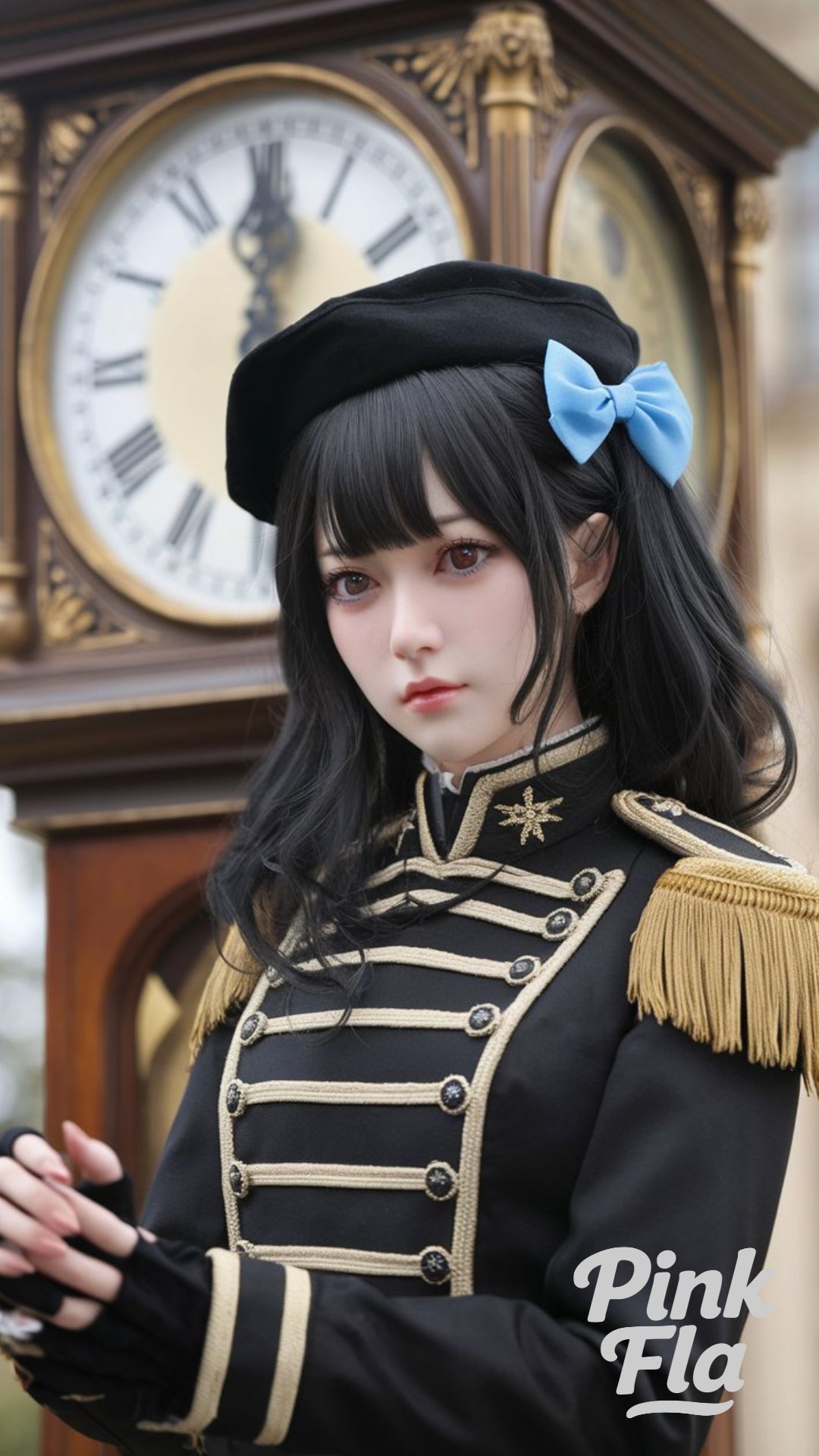 Military-Inspired Gothic Elegance - Gothic Lolita Outfits