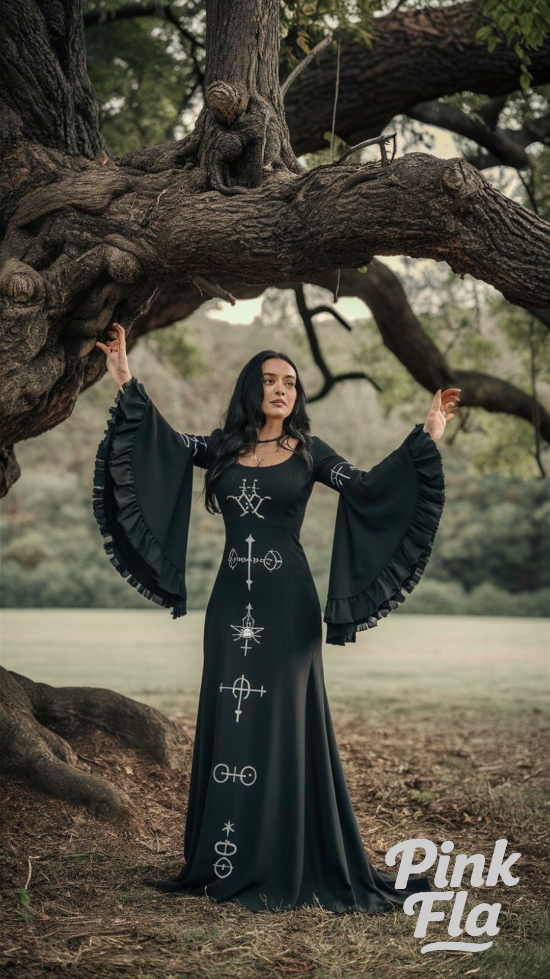 Mystic Symbolism Dress - Southern Gothic Outfits Fashion Inspirations