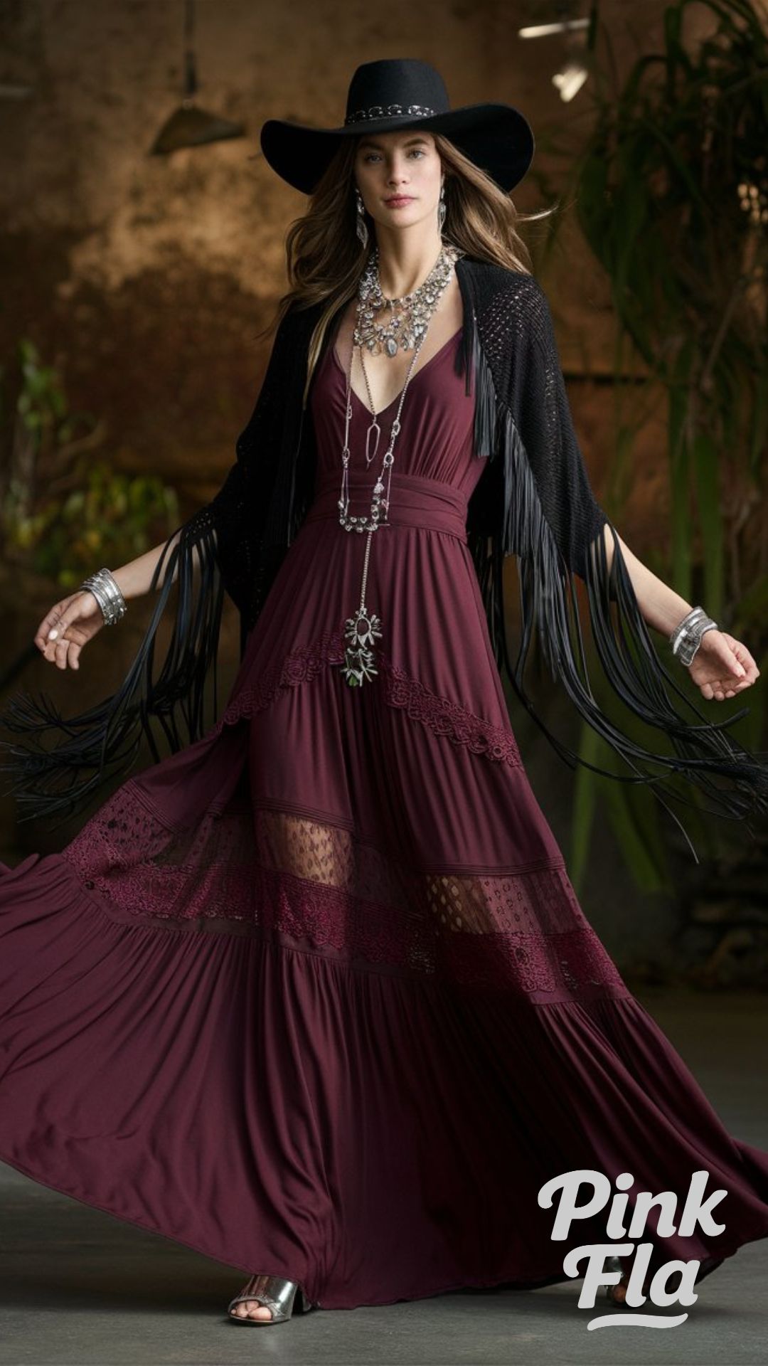 Boho Elegance - Dark Boho Outfits