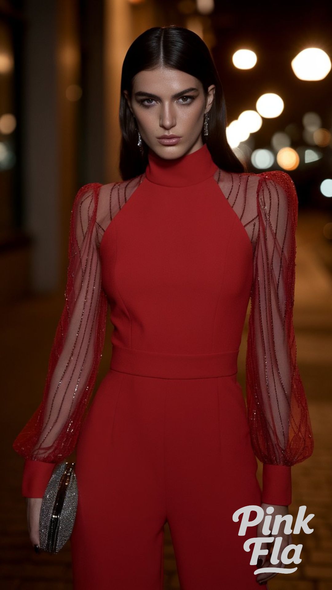 Bold and Elegant in Red for Winter Celebrations - Winter Birthday Outfits